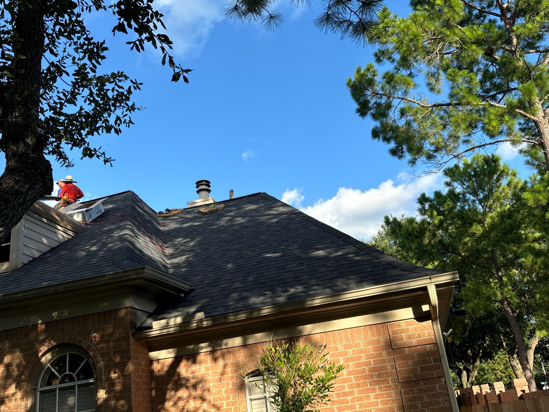 Residential Roofing Installation using Owen's Corning Duration (Lifetime) Shingles by Roof Repair Company