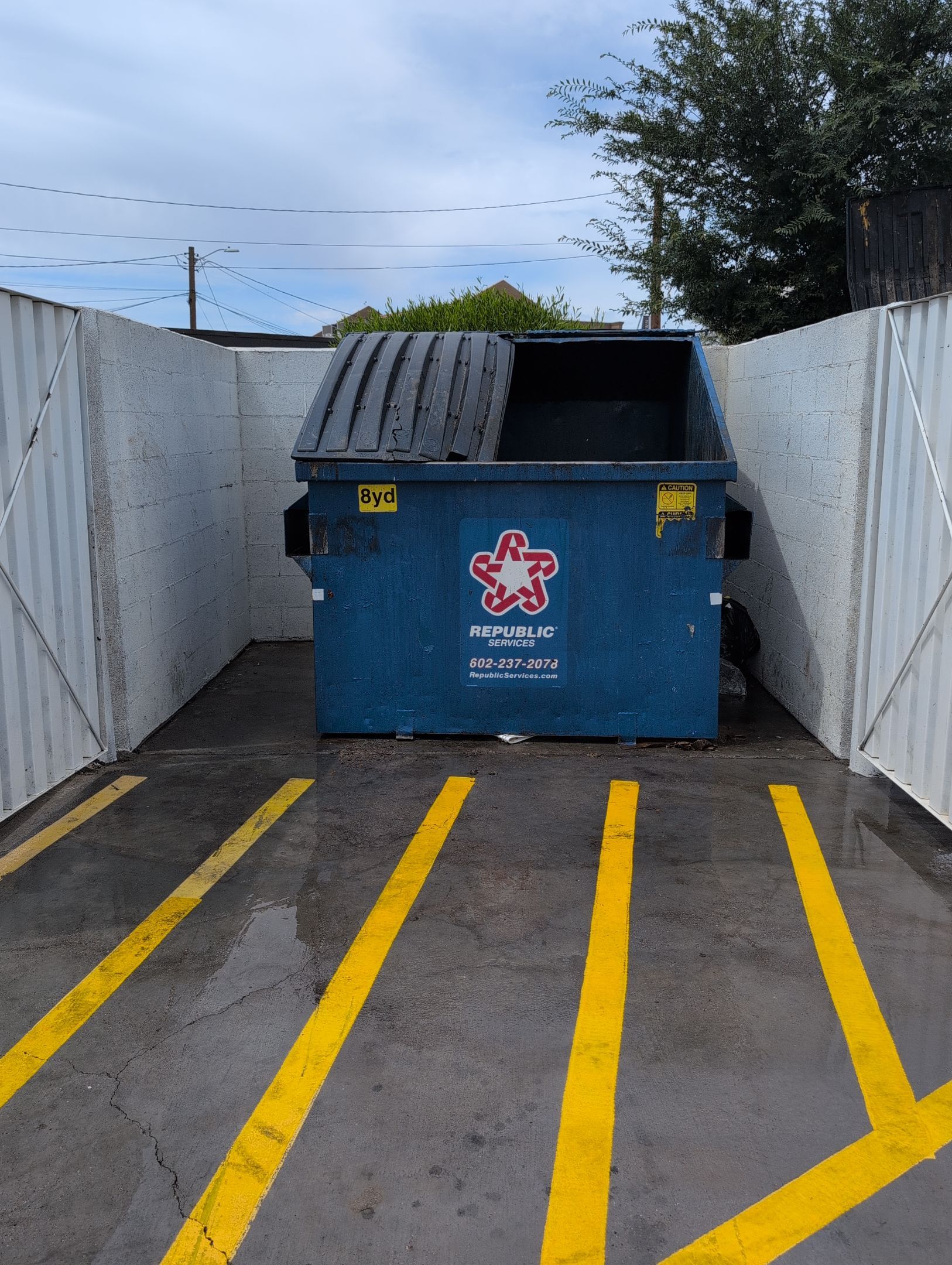 Southwest Retail Monthly Dumpster Pad Cleaning | Chandler, AZ 85225 by Patriot Power Washing & Sanitation