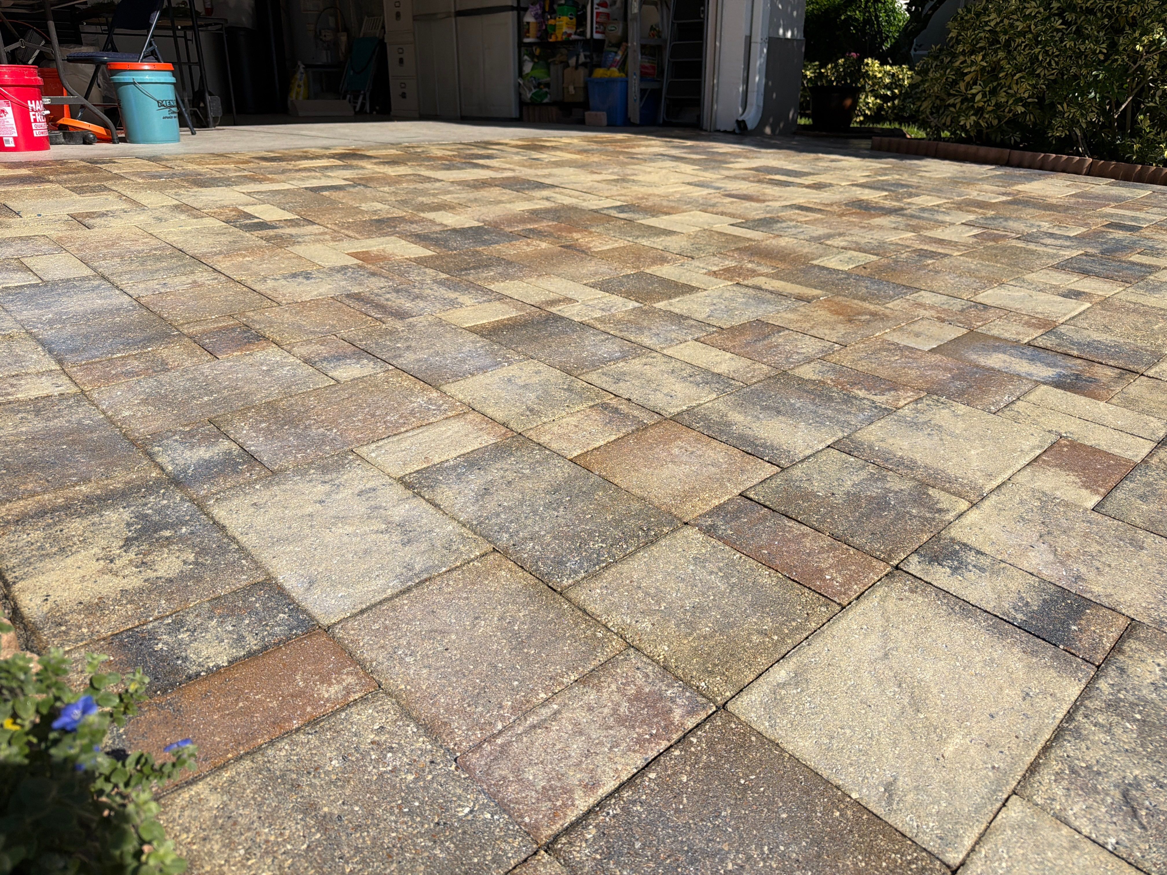 Sun City Center Driveway and Walkway Paver Sealing Project by Supreme Paver Experts