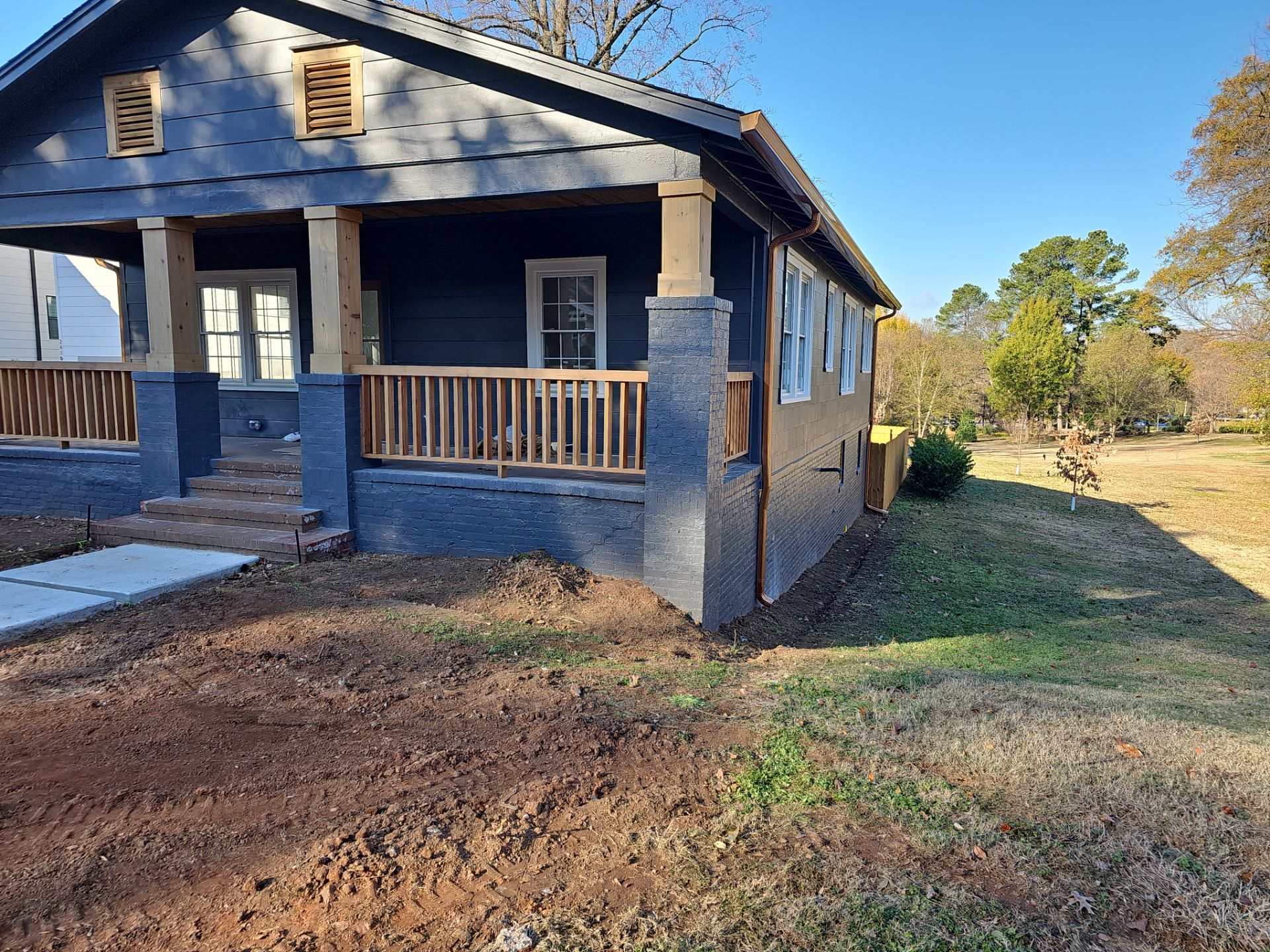 Residential Landscape Project Design/Build - (Custom Builder) by Carolina-Metro Landscape, Inc