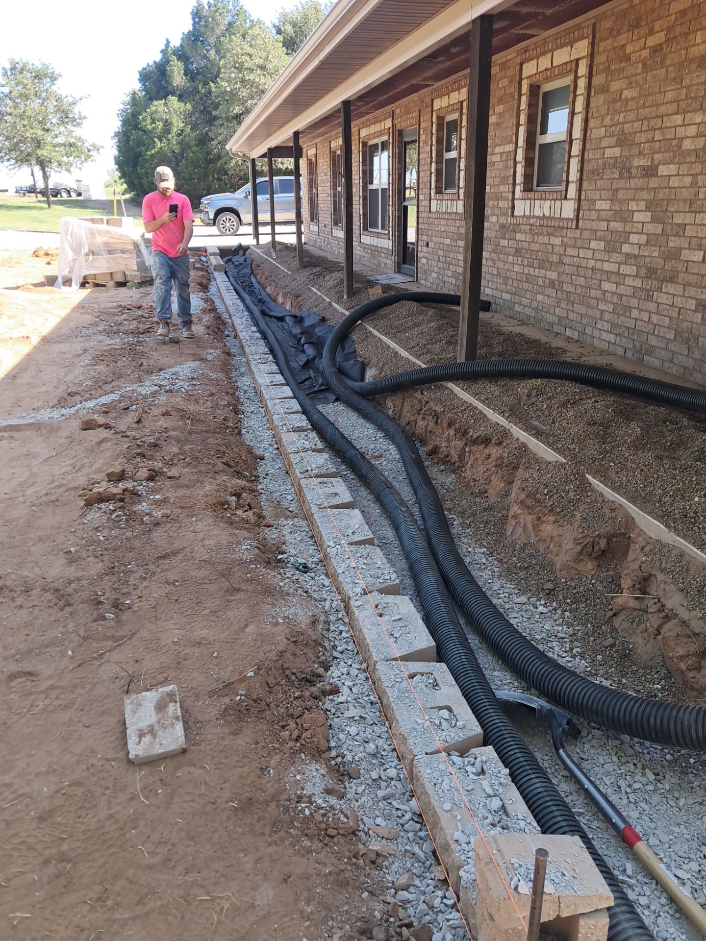 Retaining Wall by Clays Services Inc