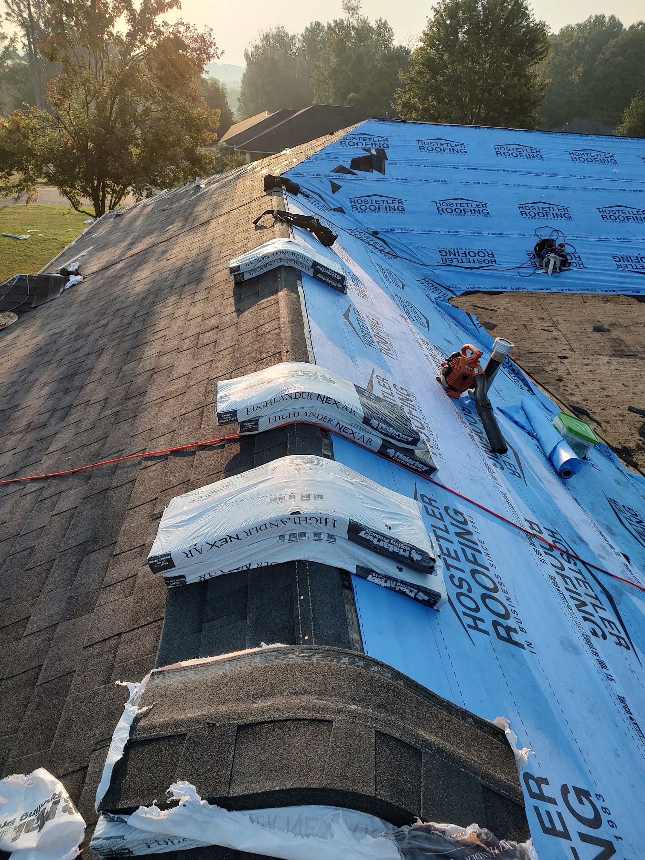 Residential Roofing Repair using Malarkey Vista: Midnight Black by Hostetler Roofing
