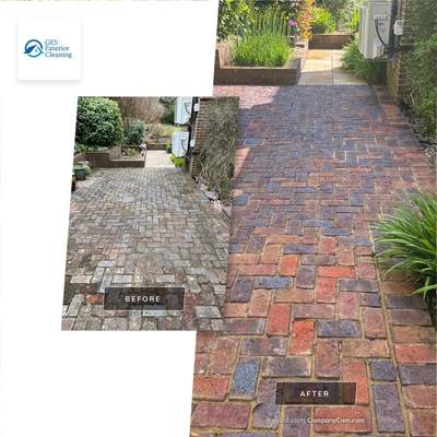 Patio Clean using 18inch Whirlaway FSC