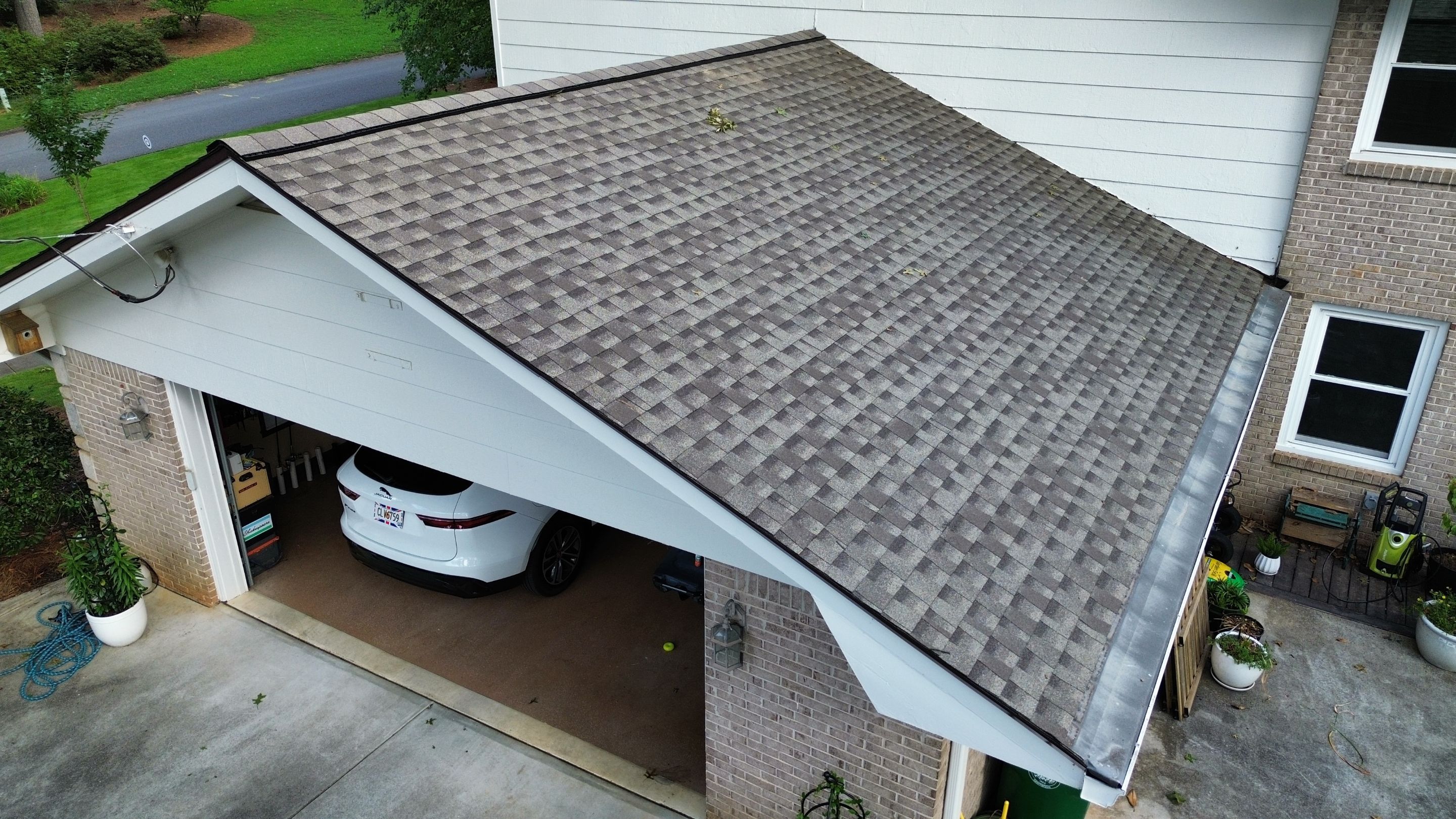 Dunwoody, GA Roof Replacement GAF Timberline HDZ Weathered Wood by Reset Roofing