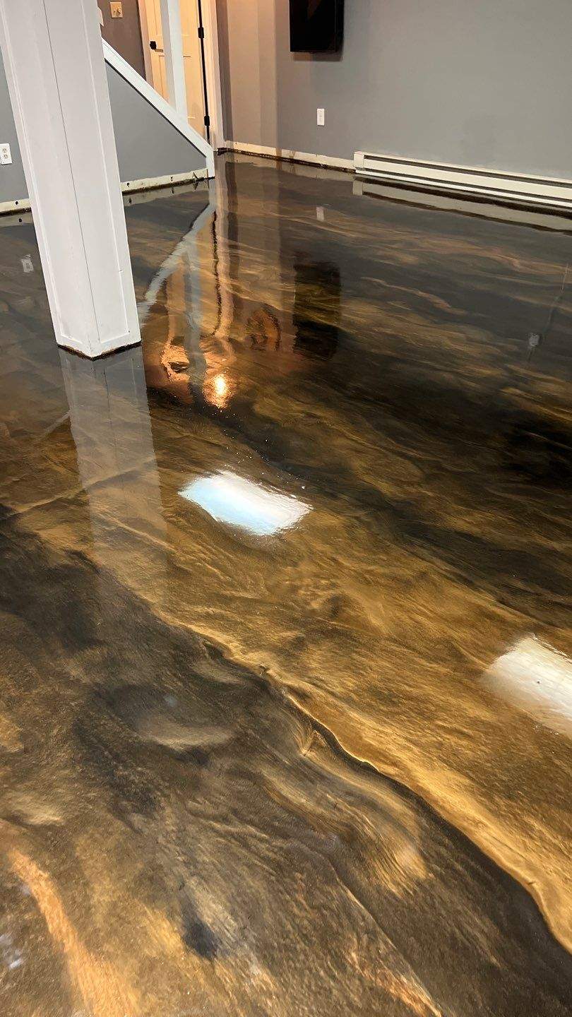 Epoxy Floors For Home and Business In the Lehigh Valley and New Jersey by Ryan Amato Painting LLC and Lehigh Valley Epoxy