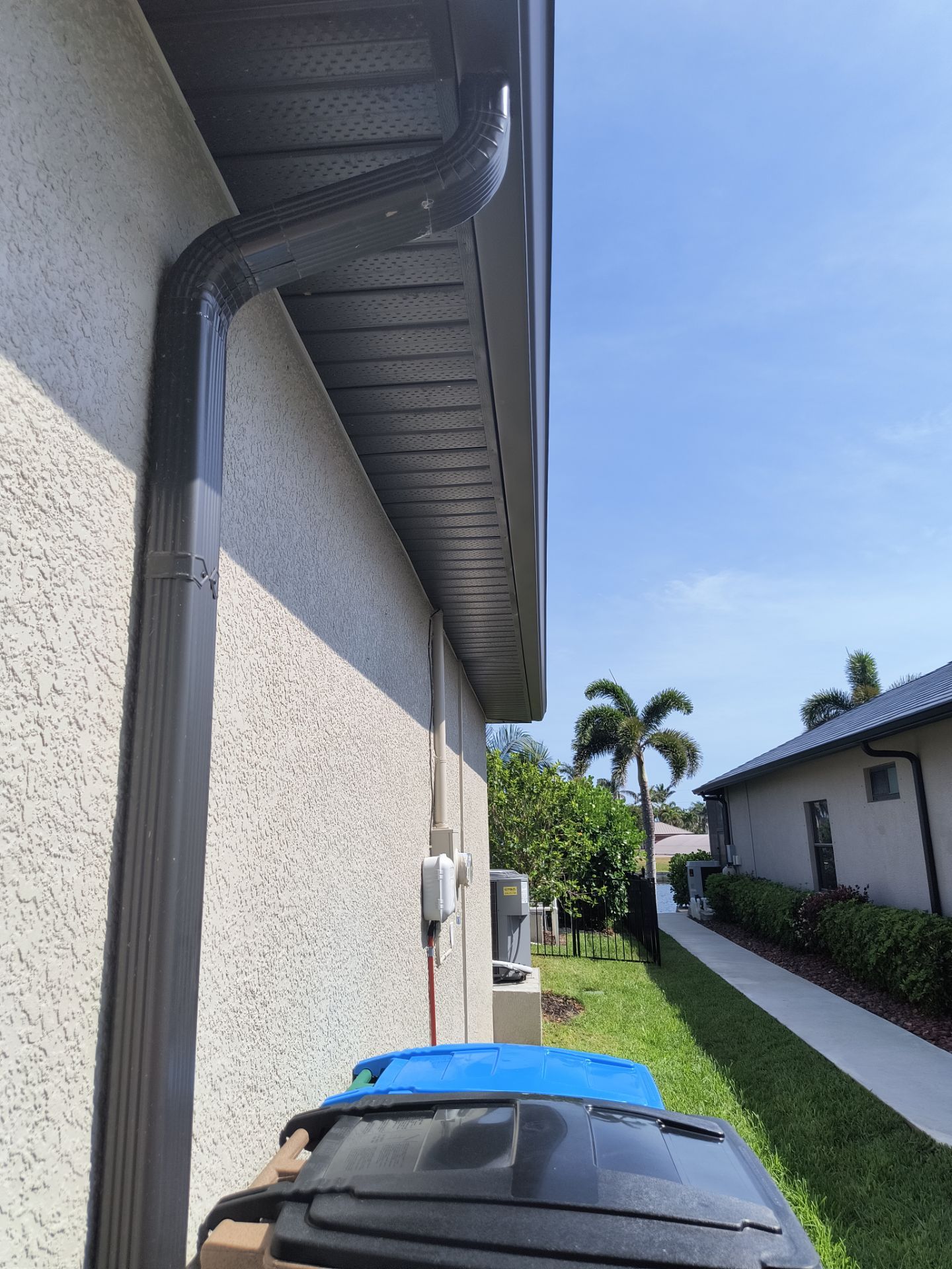 Musket Brown 6-inch Gutters in Cape Coral FL by Gutter Professors
