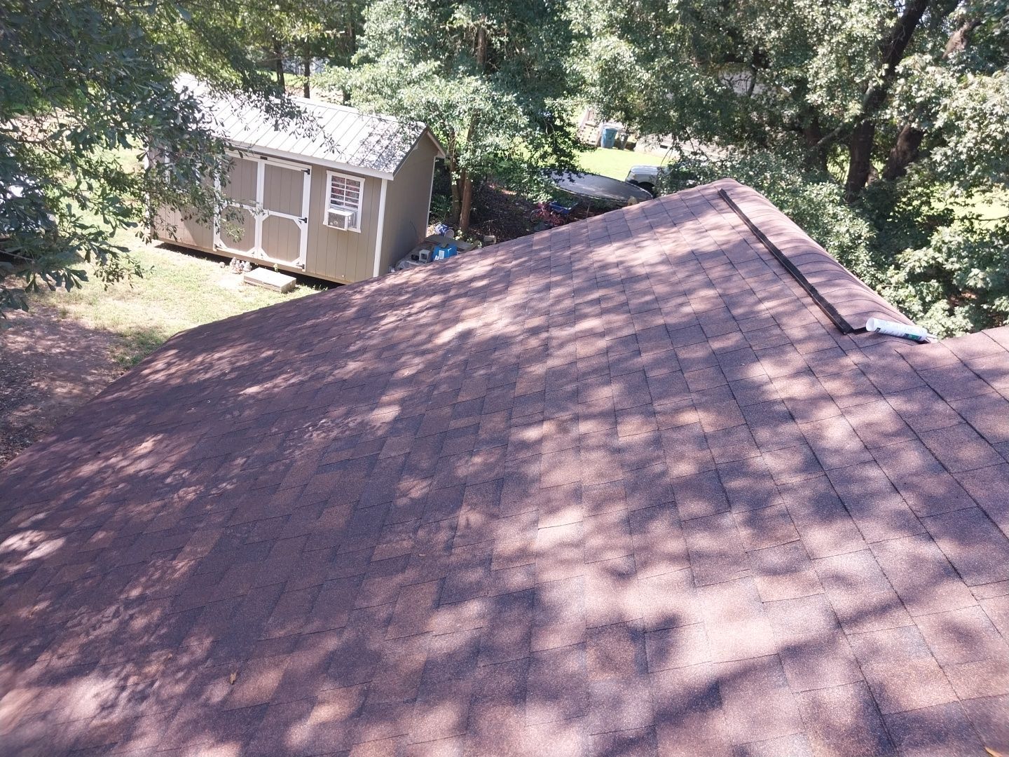 Syler roofing job by BROCK BUILDERS
