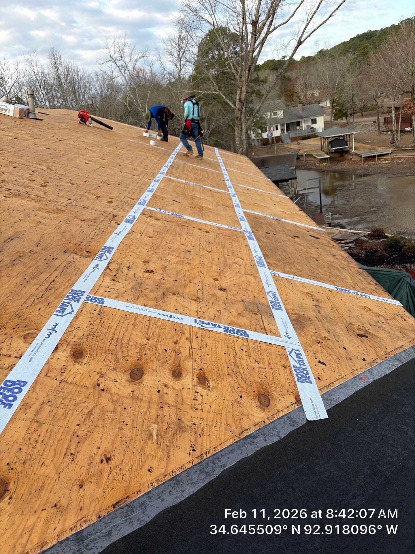GAF Timberline HDZ Shingle Roof Installation in Hot Springs Village by Temple Roofing and Exteriors