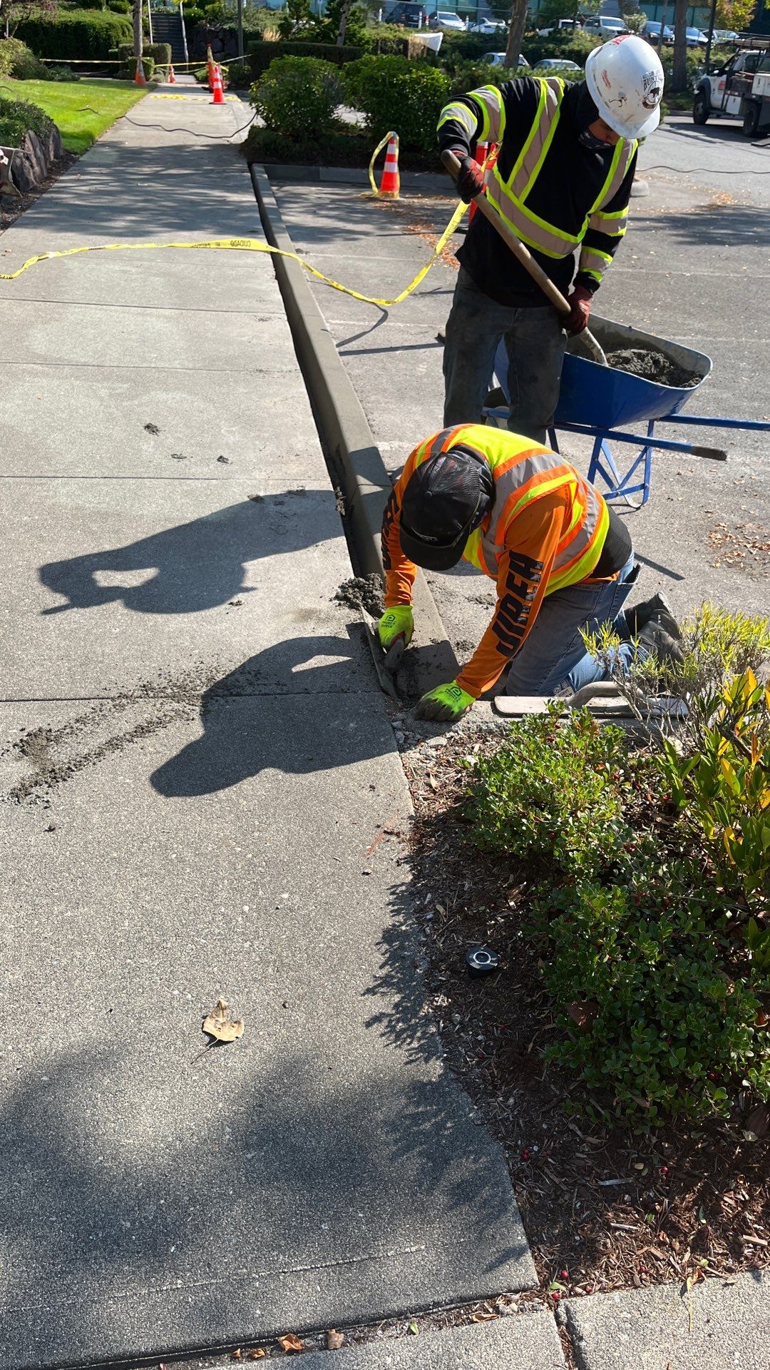 Kidder Matthews | Parking Lot Sealcoating & Striping with Concrete Curb & Patch Repairs  by Jireh Asphalt & Concrete Inc 