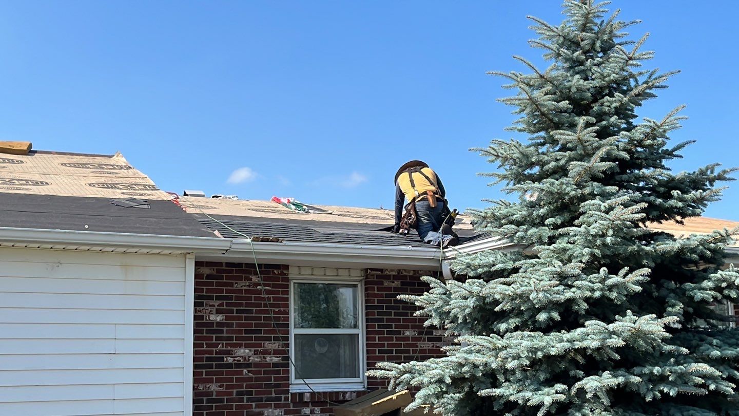 Residential Roofing Installation using GAF Timberline HDZ Charcoal by Nitro Roofing and Construction