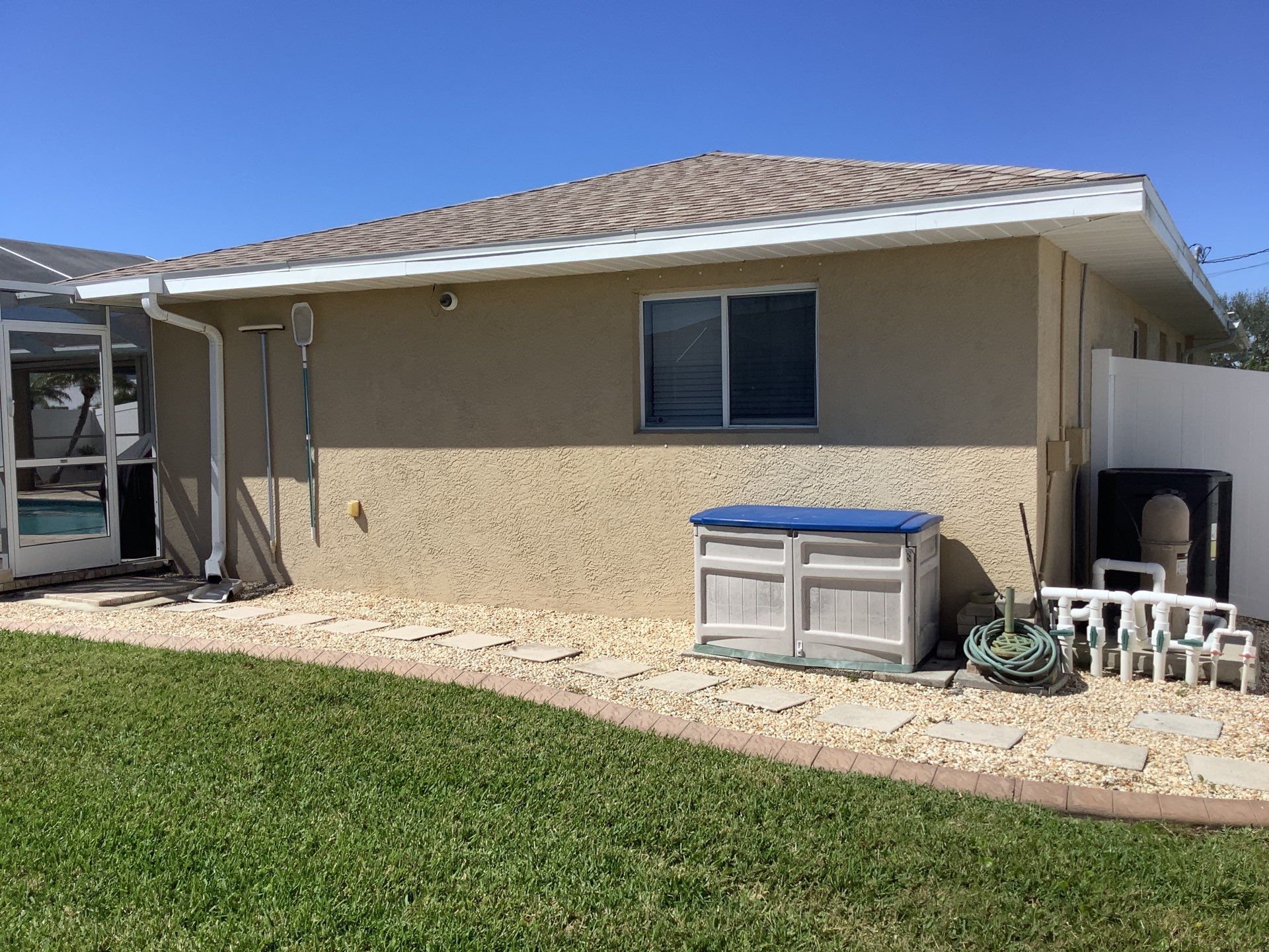 Seamless Gutter Installation Before Rainy Season in Cape Coral FL by Gutter Professors