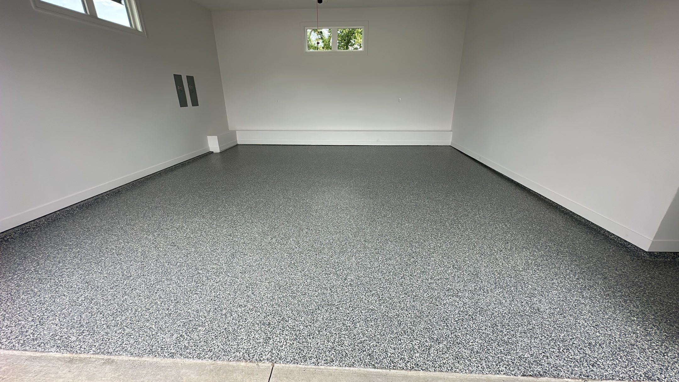 John B upgraded his garage with cabinets and Banner Garage Floor by Banner Garage