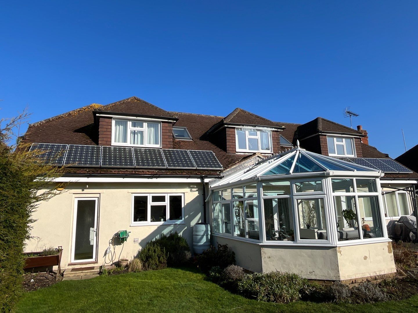 Roof Clean  - Moss Removal - Gutter Clean using Honda 15lpm Low Pressure Washing Machine by Ges Exterior Cleaning ltd