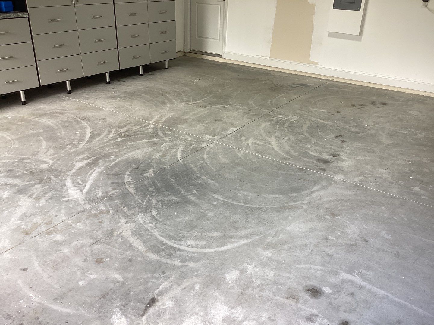 Garage using Domino by Amvet concrete coatings llc