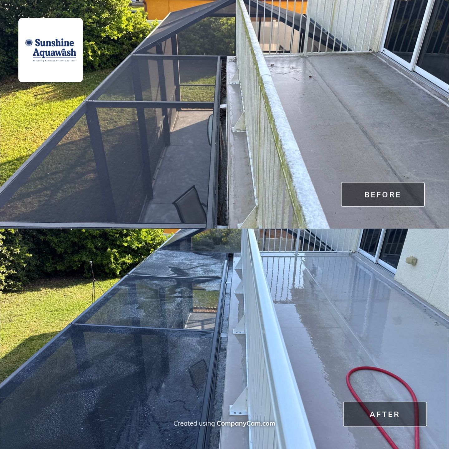 Barrington Ridge 2-Story House & Driveway Cleaning – Before & After Transformation! by Sunshine AquaWash