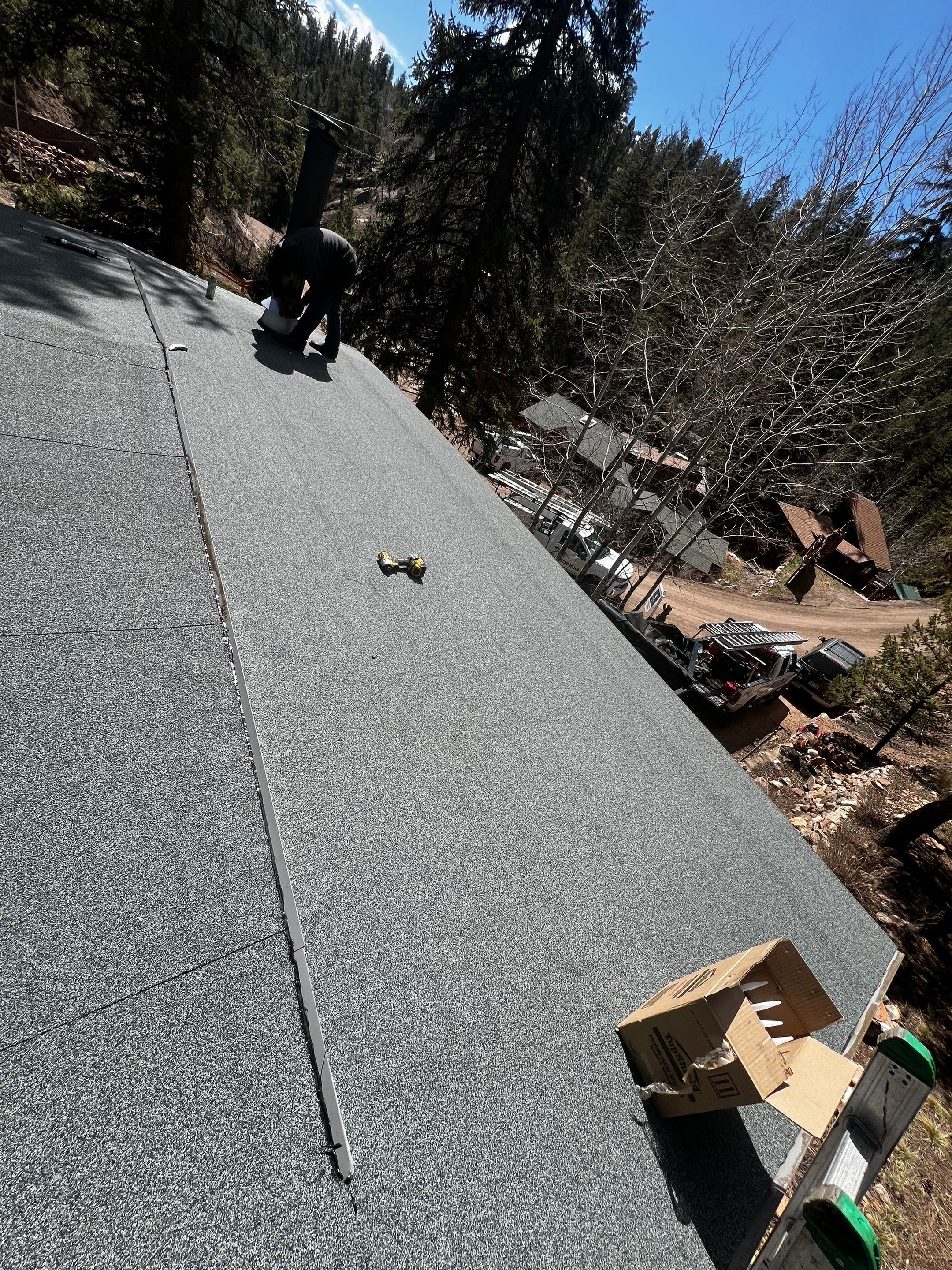 Residential Roofing Installation using Modified Bitumen Roofing by Blue Peaks Roofing LLC 