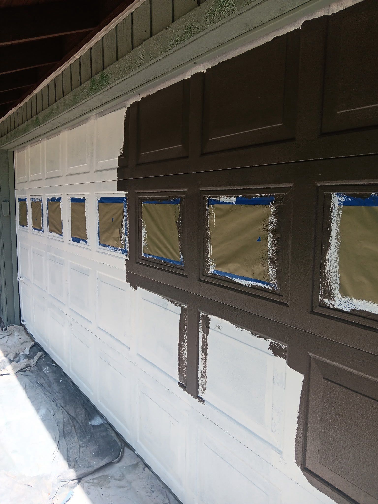 Careful Stain Work & Fresh Color on Unique Property Tyler, TX by Quality Coats Painting
