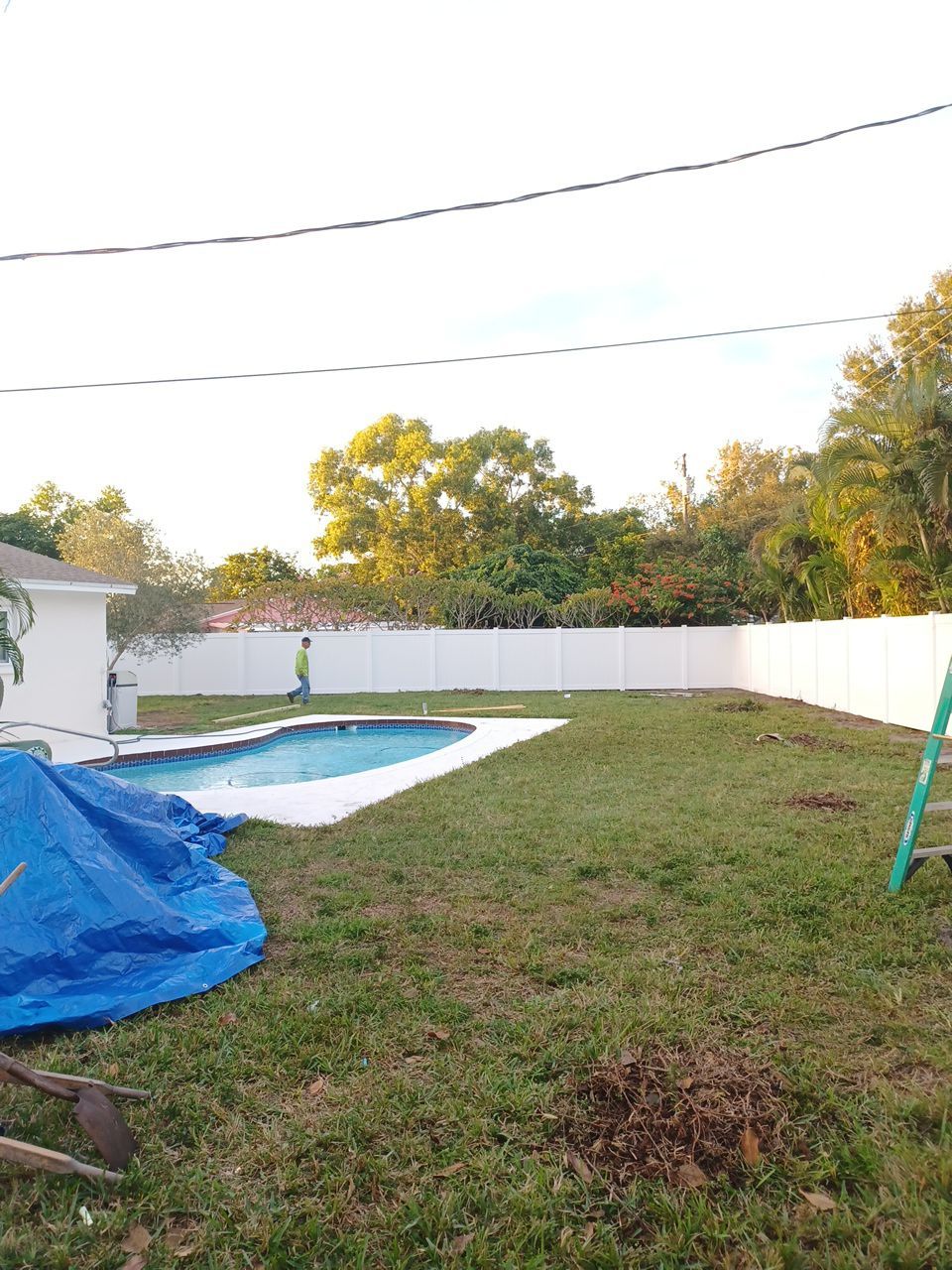 Bradenton, FL 6 ft. Tall White Vinyl Privacy Fence  by Asap fence and gates, LLC