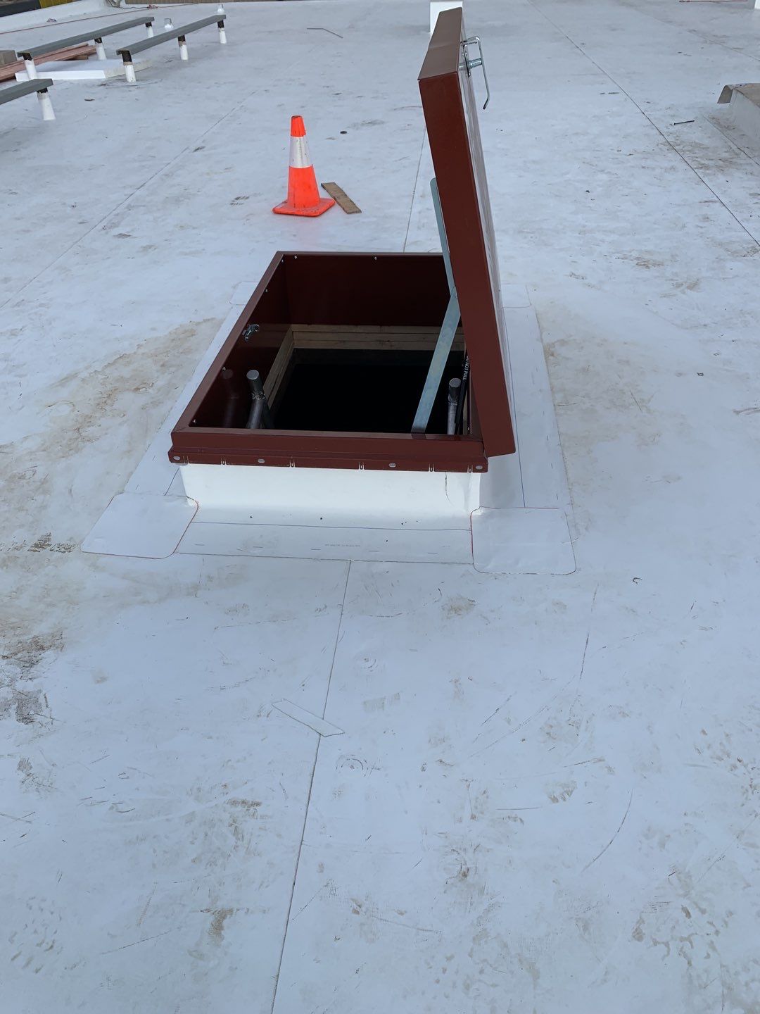 Bio-Life Commercial Roof Replacement using IB Systems PVC by Roof Experts