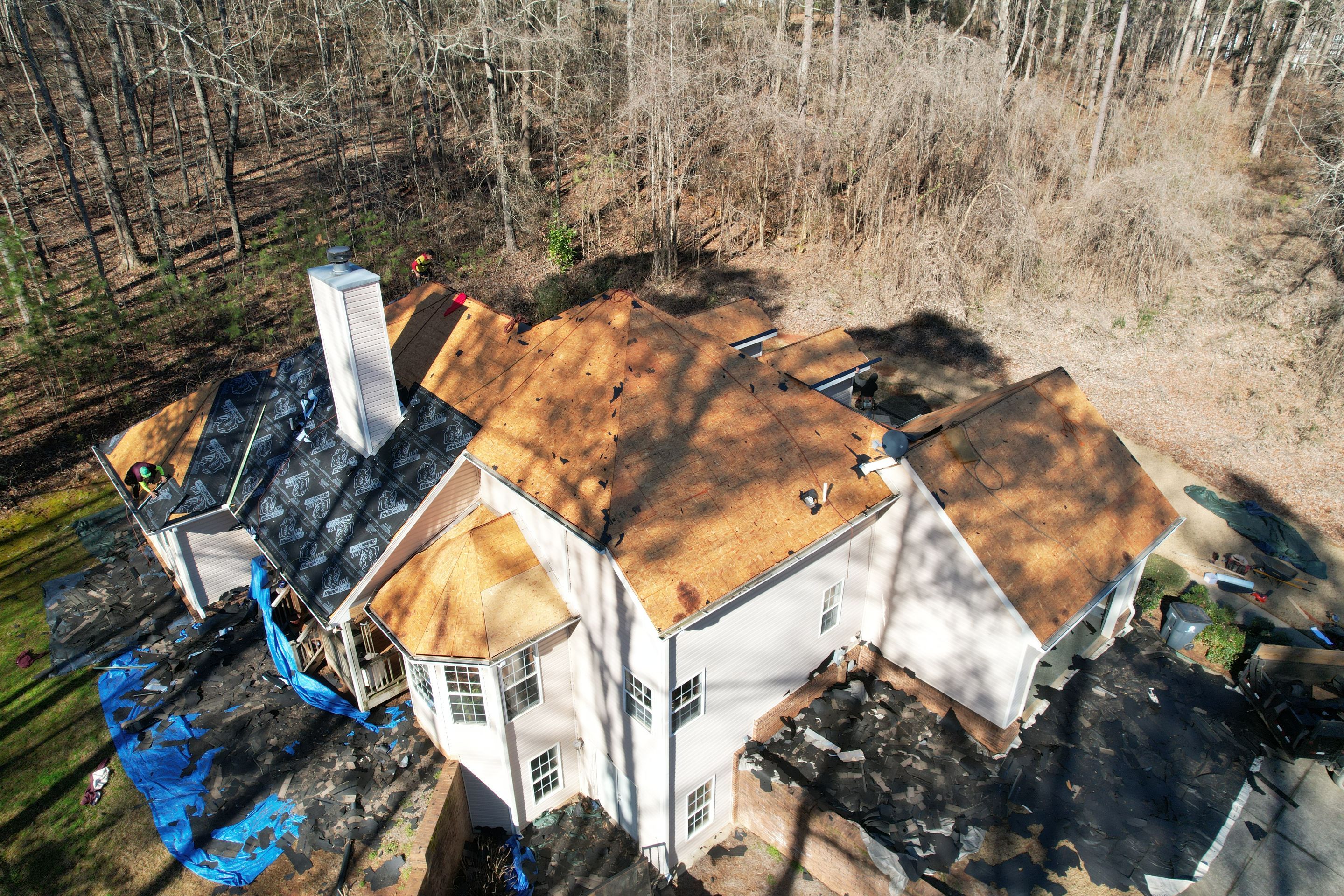 Residential Roofing Installation using Owens Corning by Inspector Roofing and Restoration