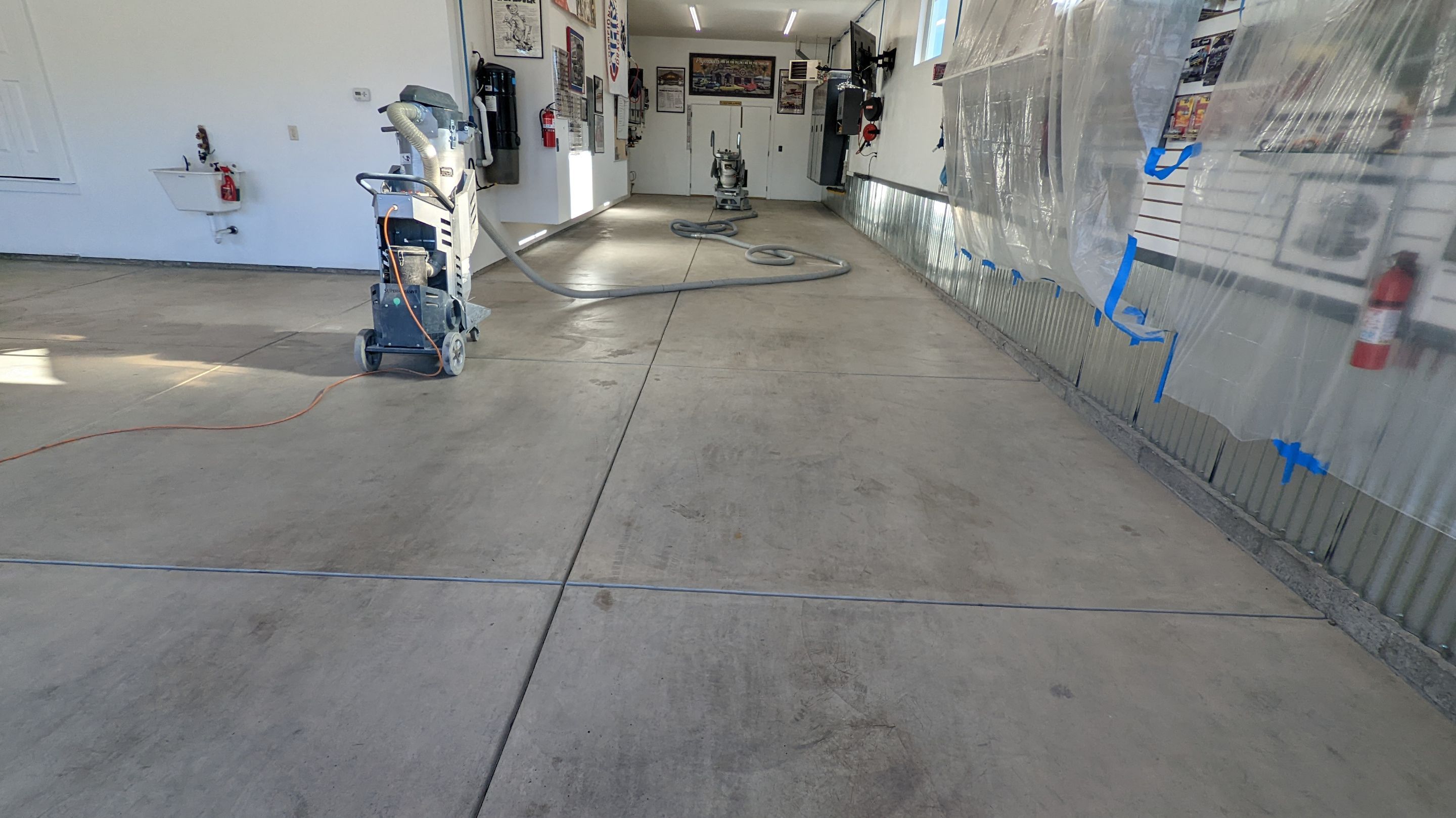 Garage Transformation using Smoke Colorway by Croc Coatings, LLC