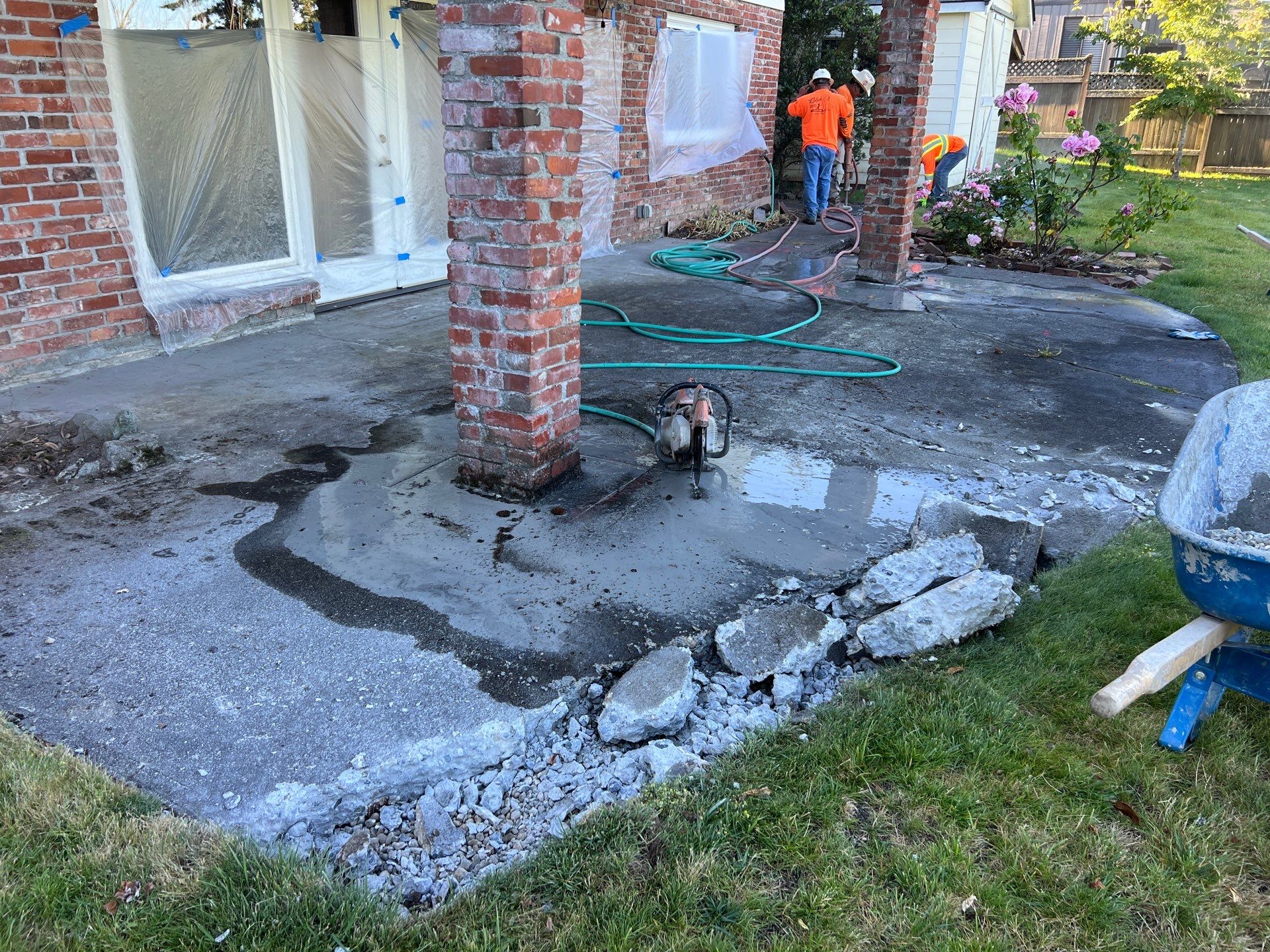 Susan | Concrete Patio by Jireh Asphalt & Concrete Inc 