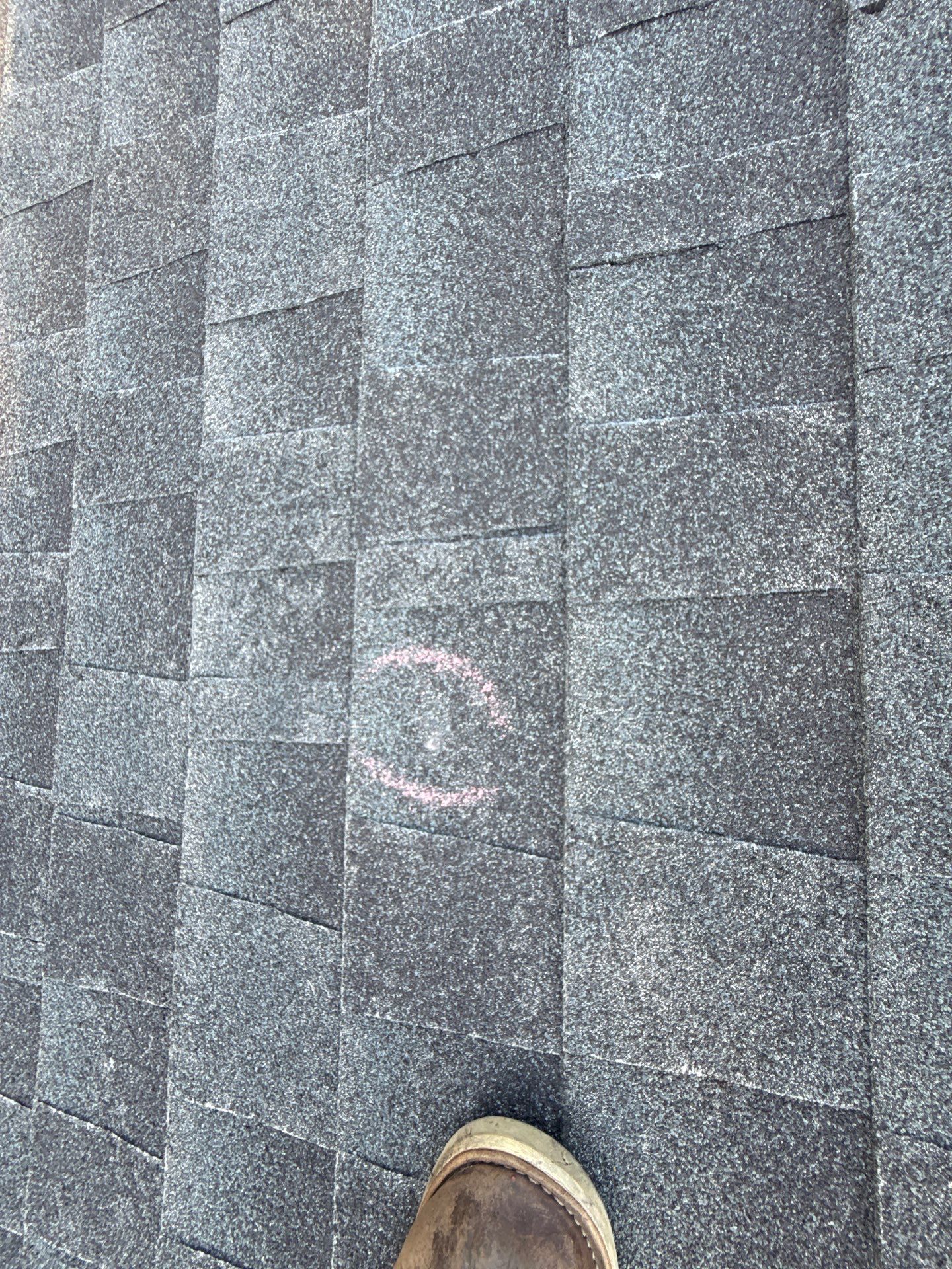 Hail Damage Roof Inspection in Oklahoma City, OK by McCann's Roofing and Construction