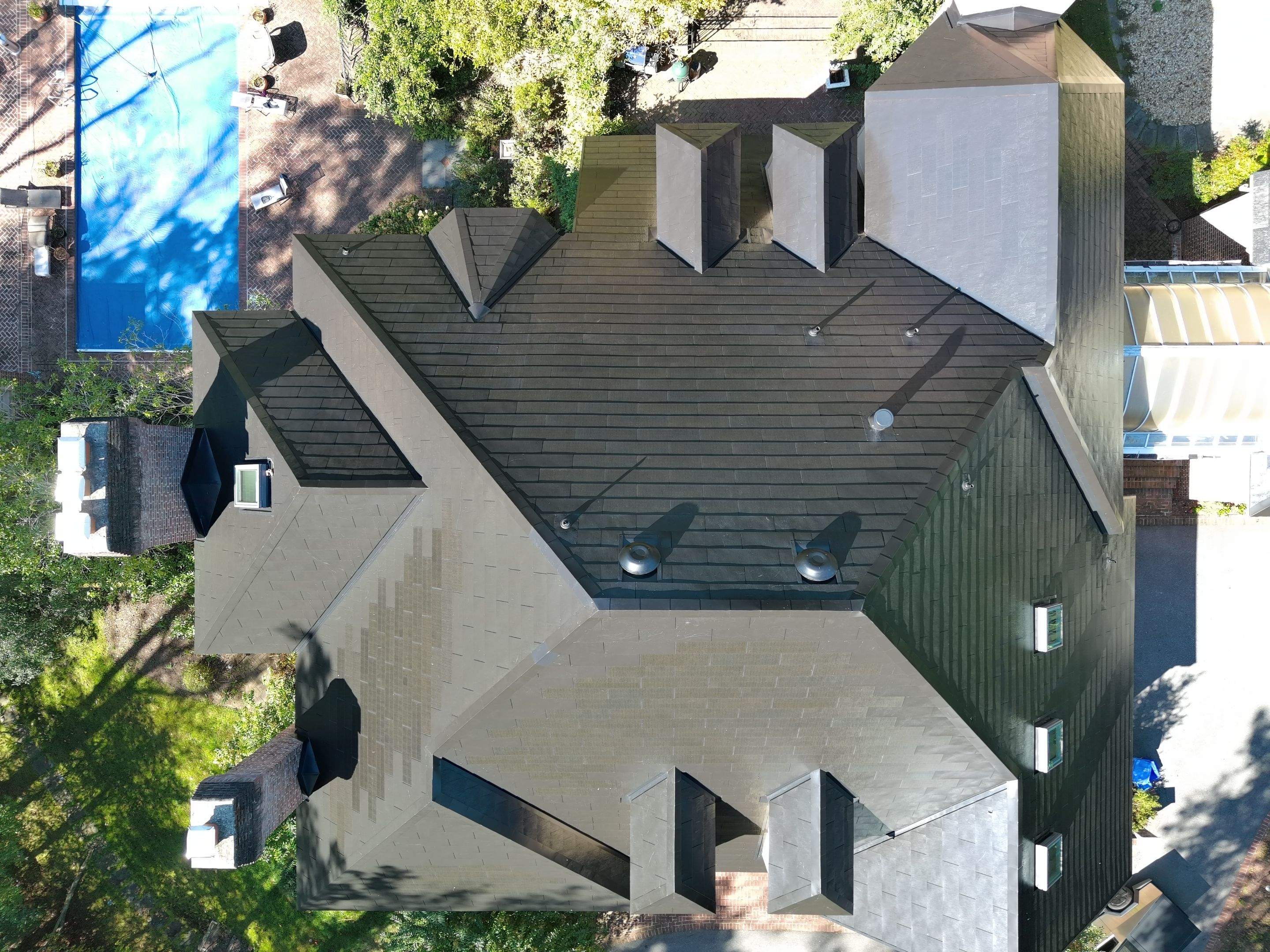 Extravagant Tesla Solar Roof in Maryland by American Home Contractors
