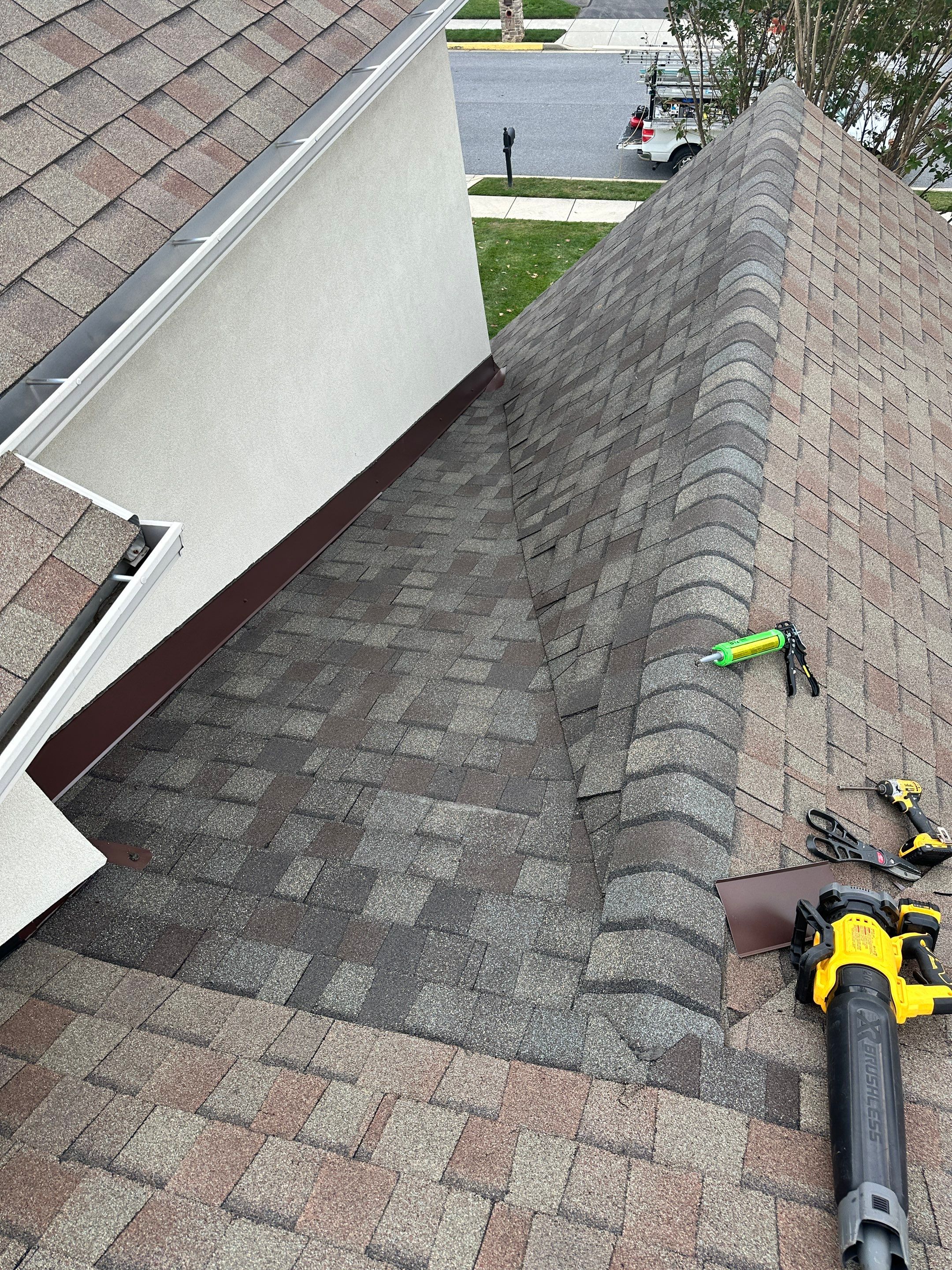 Residential Roofing Repair using CertainTeed Landmark Weathered Wood Architectural Shingles by Frederick Roof Repair