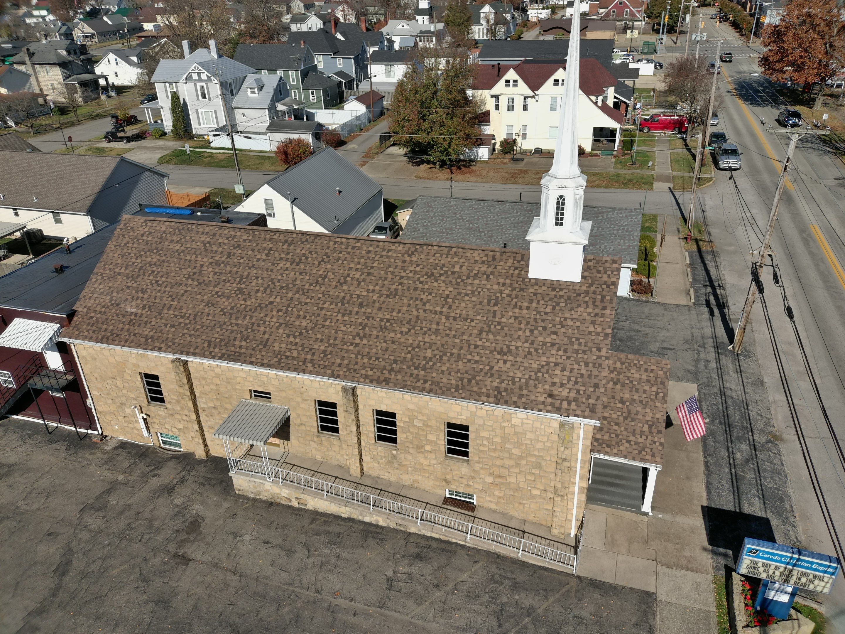 Commercial Roofing Installation using Performance Shingles by Mr. Roofer