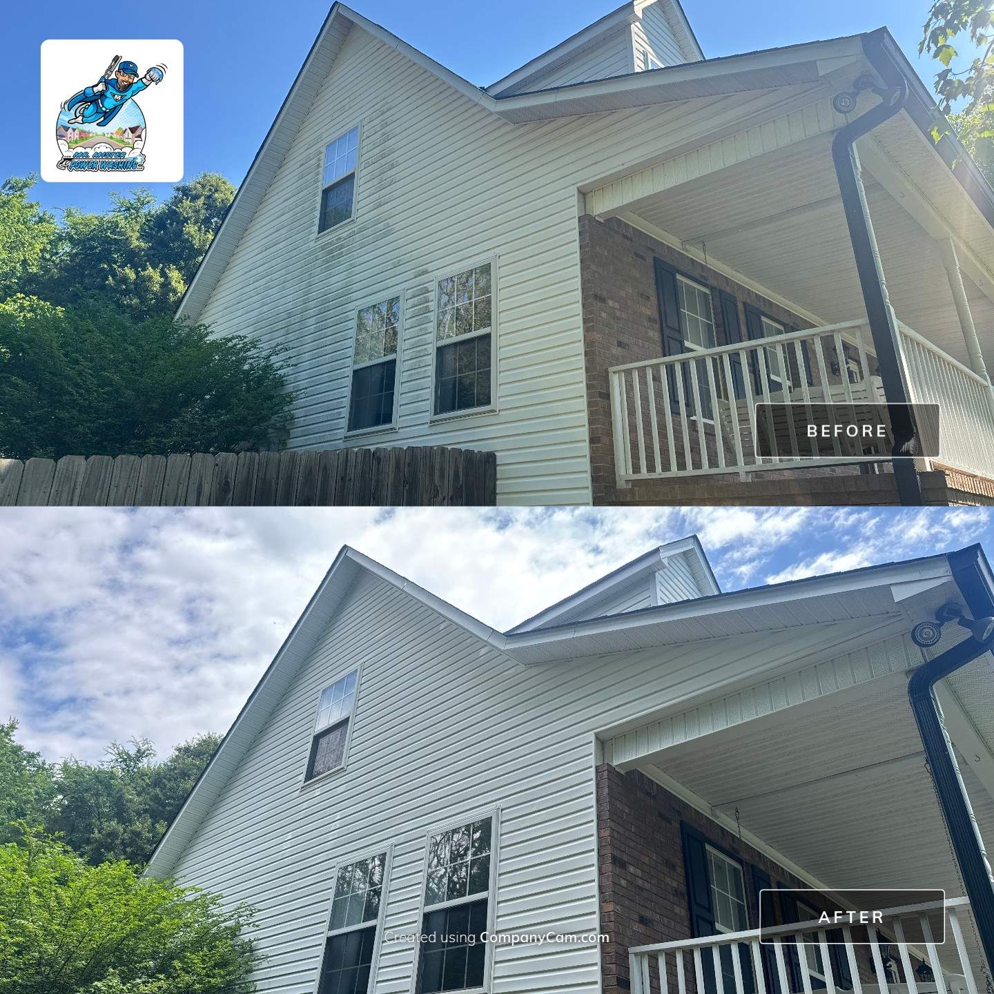 Nick & Ashleys House by Mr. Mister Power Washing