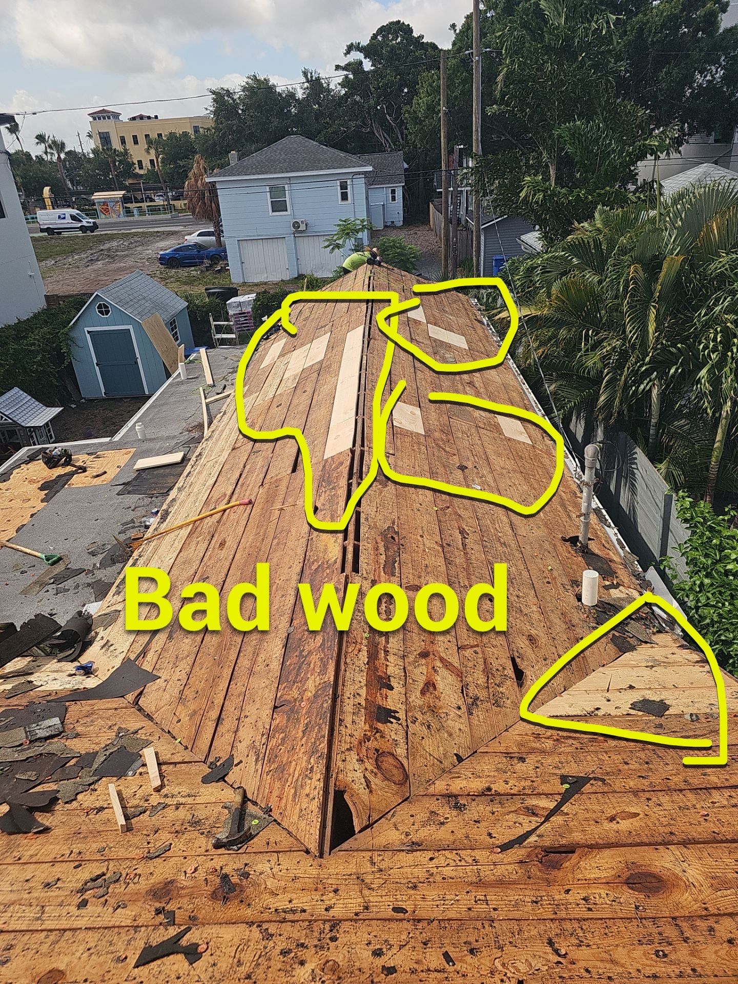 Project in St. Petersburg 33713 by Mitchell Roofing Company LLC 