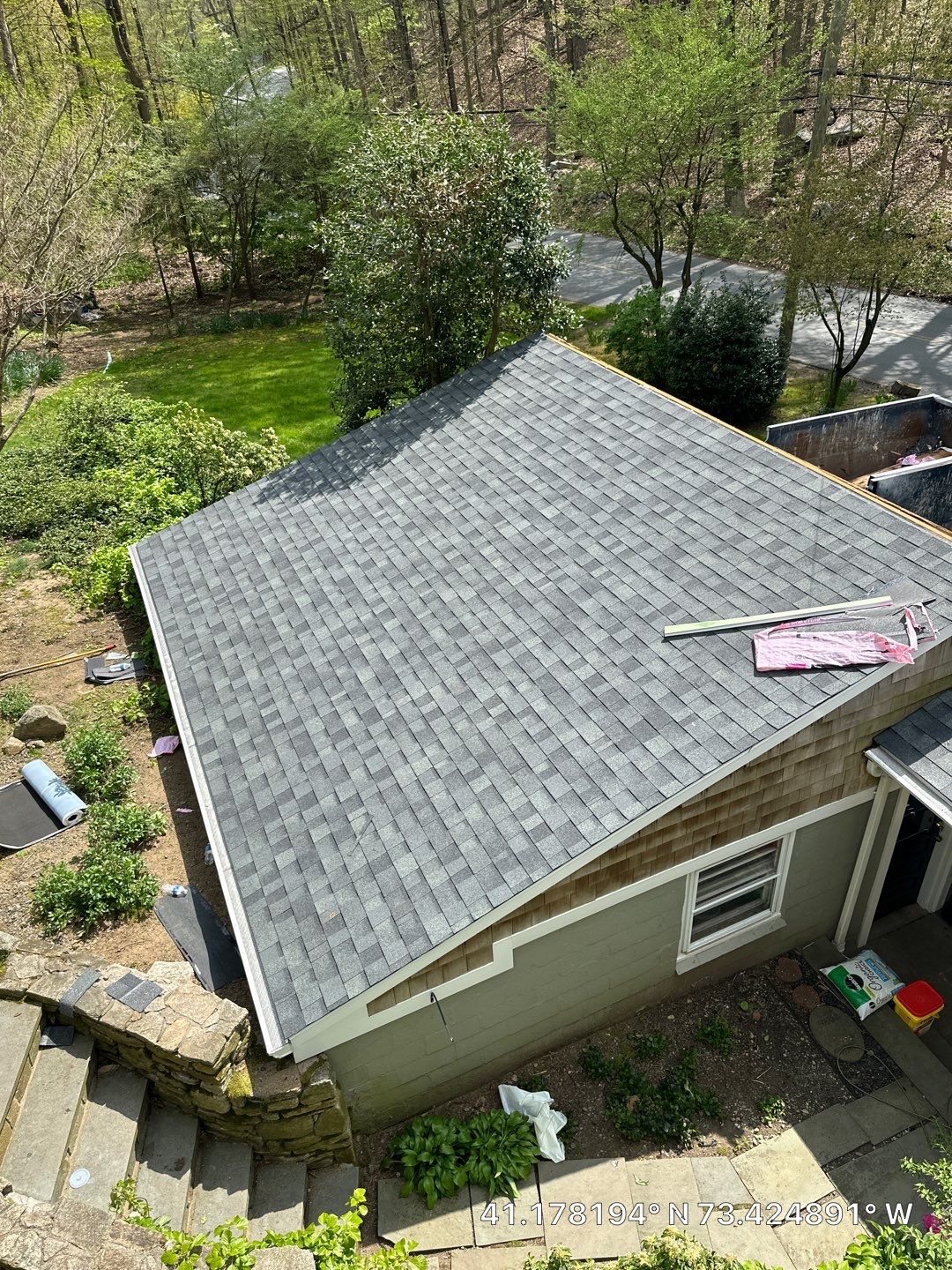 Residential Roofing Installation using Owens Corning TruDefinition Duration - Estate Gray by A Plus Exterior