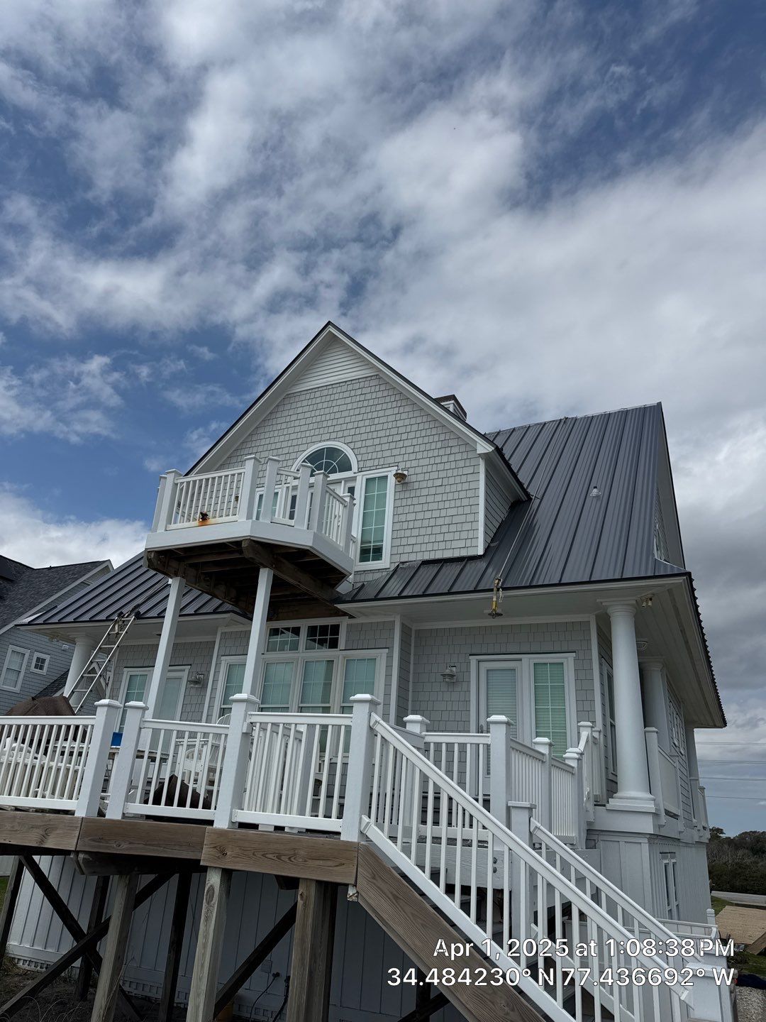 Standing Seam Metal Roof Replacement- North Topsail Beach, NC by Summit Roofing 