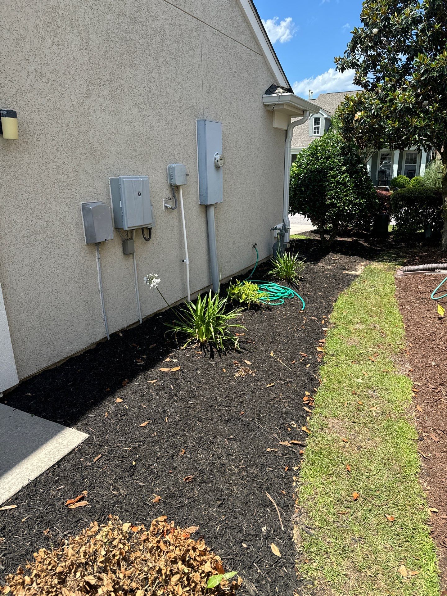 Residential Landscape Refresh and Full Mulch Installation by Lowcountry Scapes, LLC