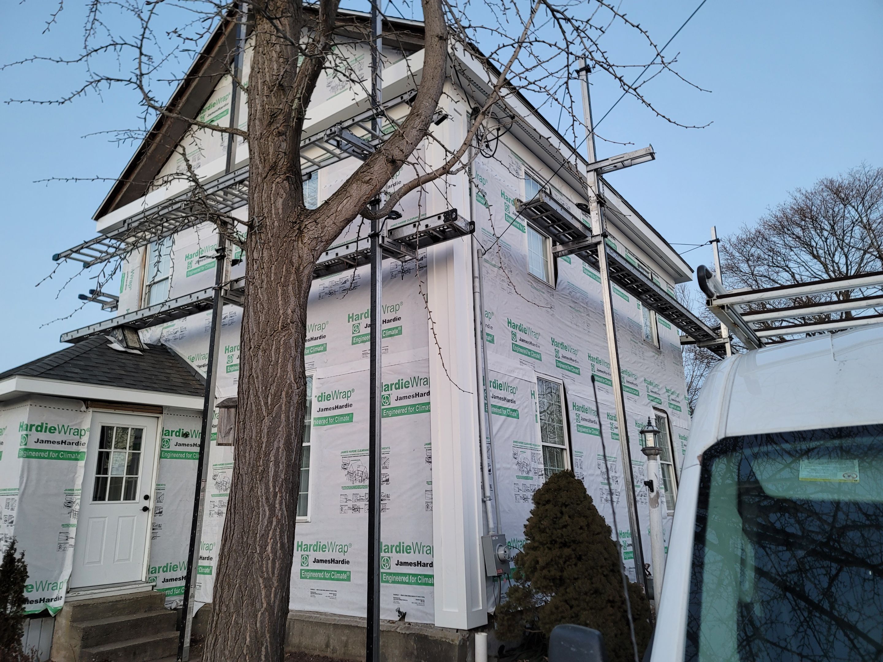 Siding Installation using James Hardie by UBrothers Construction
