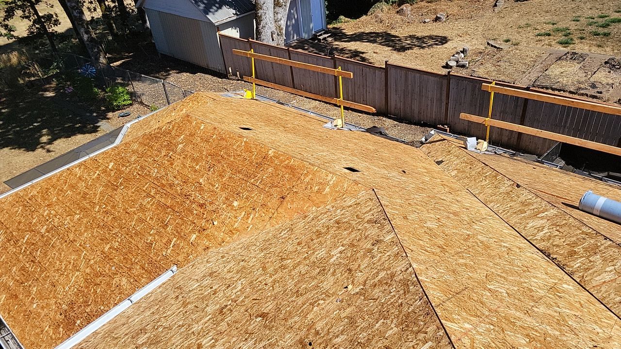 Residential Roofing Installation using IKO Dynasty (Color: Biscayne) by Orezona Building & Roofing Company, Inc.