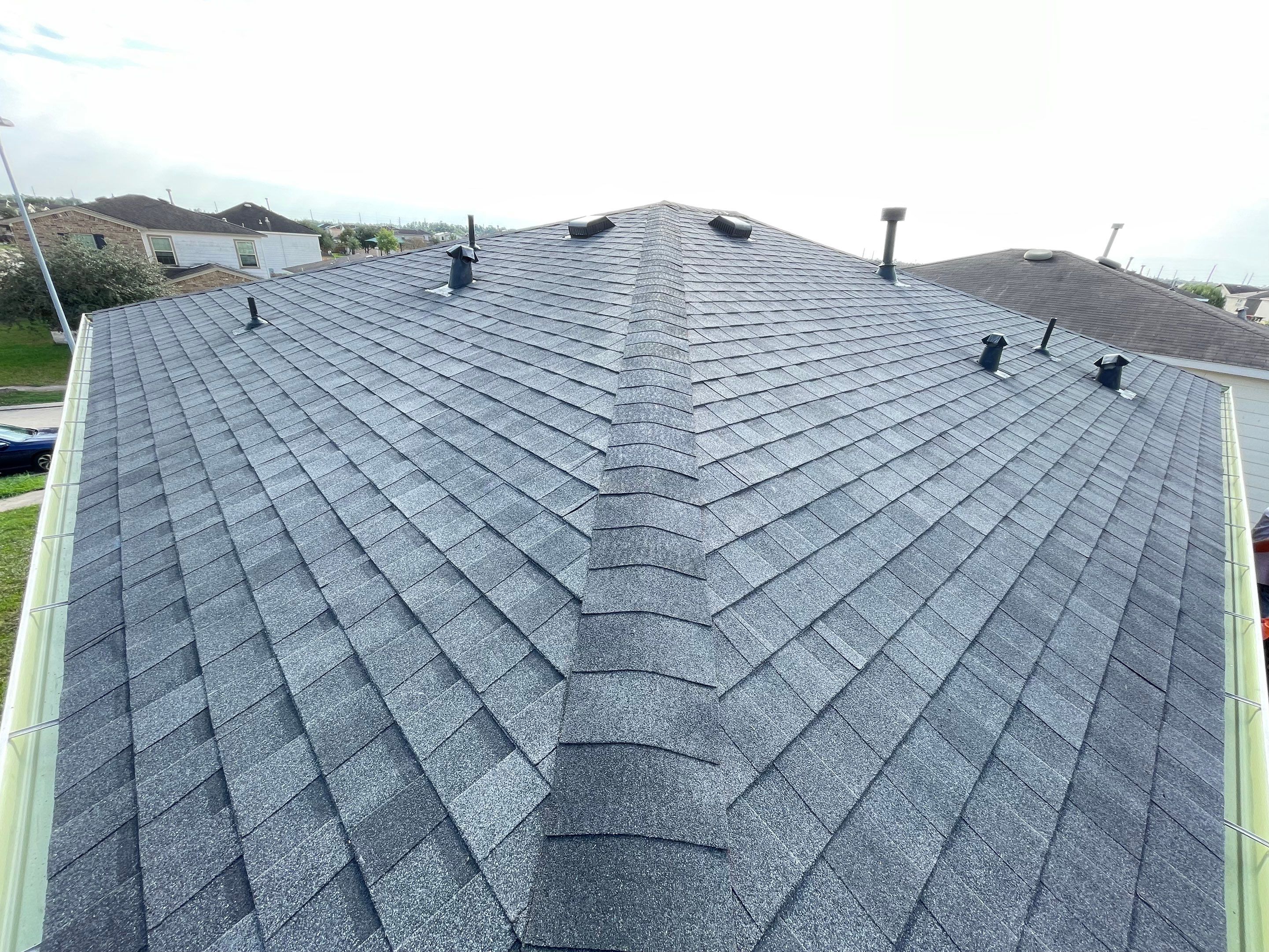 Residential Roofing Installation using Atlas ProLam® Shingles Black Shadow Color by CAP Roofing and Construction LLC