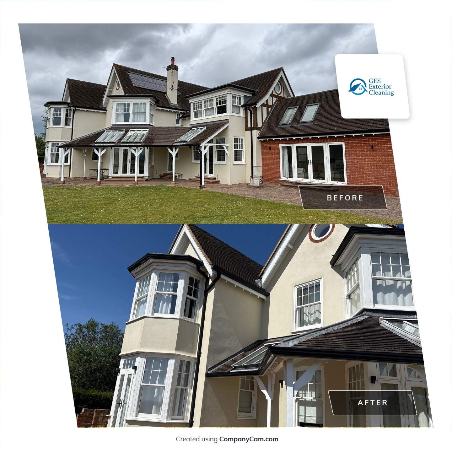 Comprehensive Driveway, Patio and Render Cleaning in Guildford Surrey by Ges Exterior Cleaning ltd