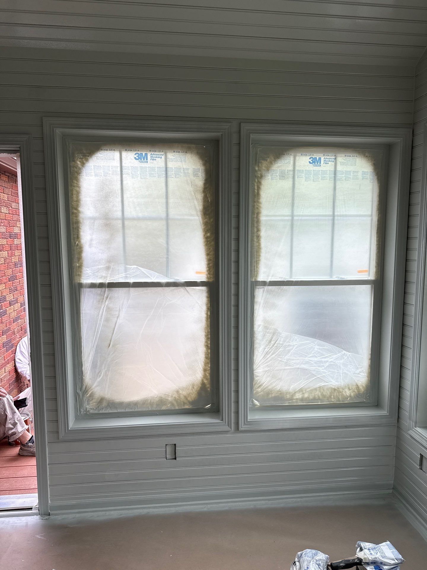 New 4 season room interior & exterior painting by Midwest Paint LLC