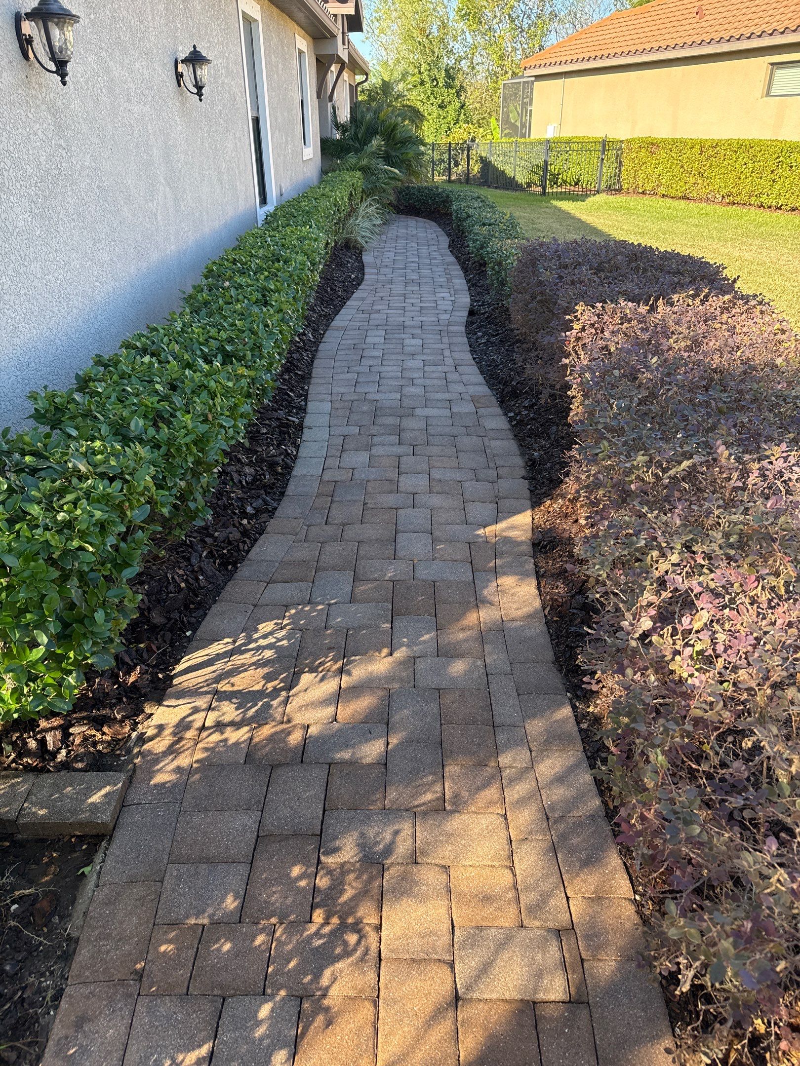 Paver Driveway, Walkway, Patio & Concrete Sidewalk Cleaning in Artisan Lakes Esplanade, Palmetto, FL | Sunshine AquaWash by Sunshine AquaWash