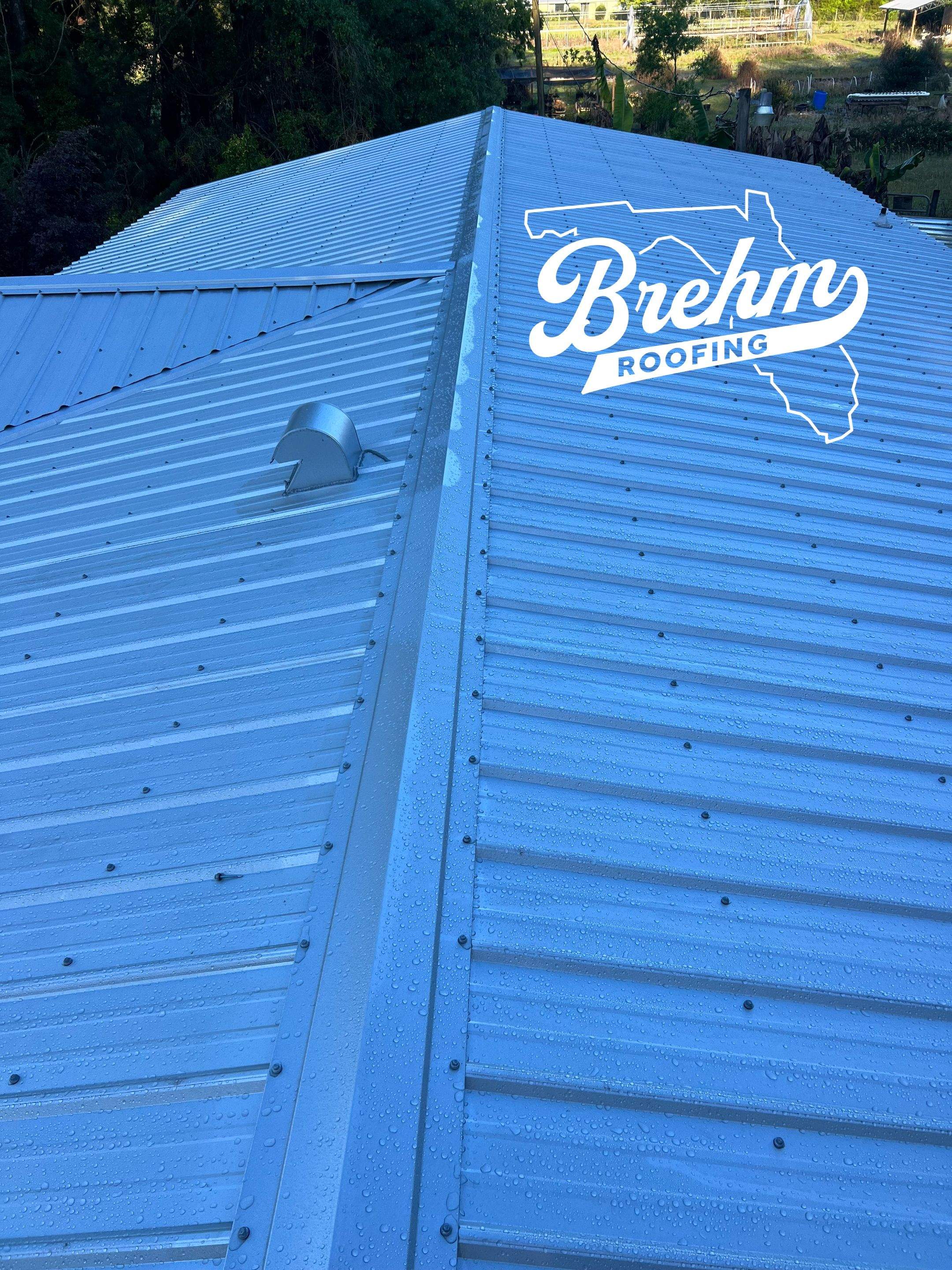 Metal Roof Replacement in Archer, Florida by Brehm Roofing