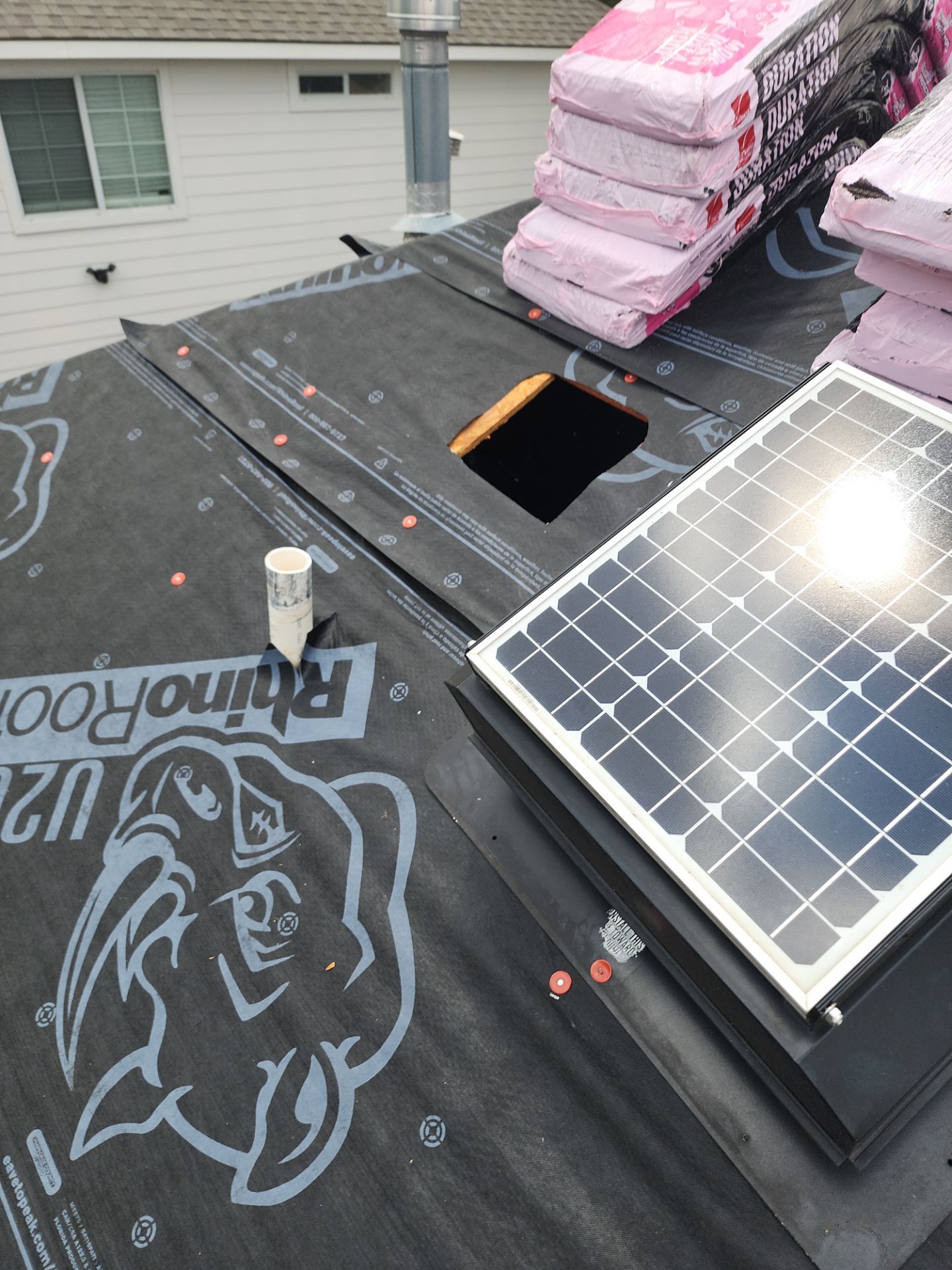 Residential Roofing Repair using Owen's Corning Duration (Lifetime) Shingles by Roof Repair Services LLC