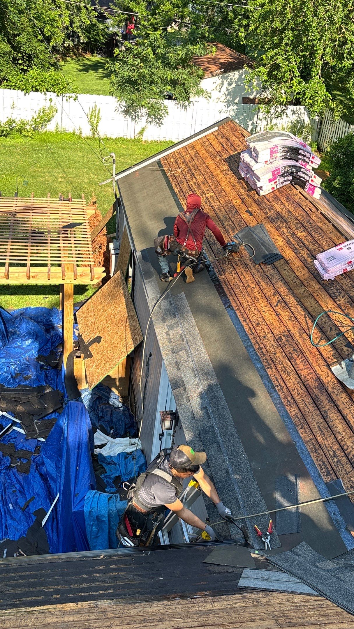 Roof Replacement using Owens Corning Peppercorn by 180 Contractors