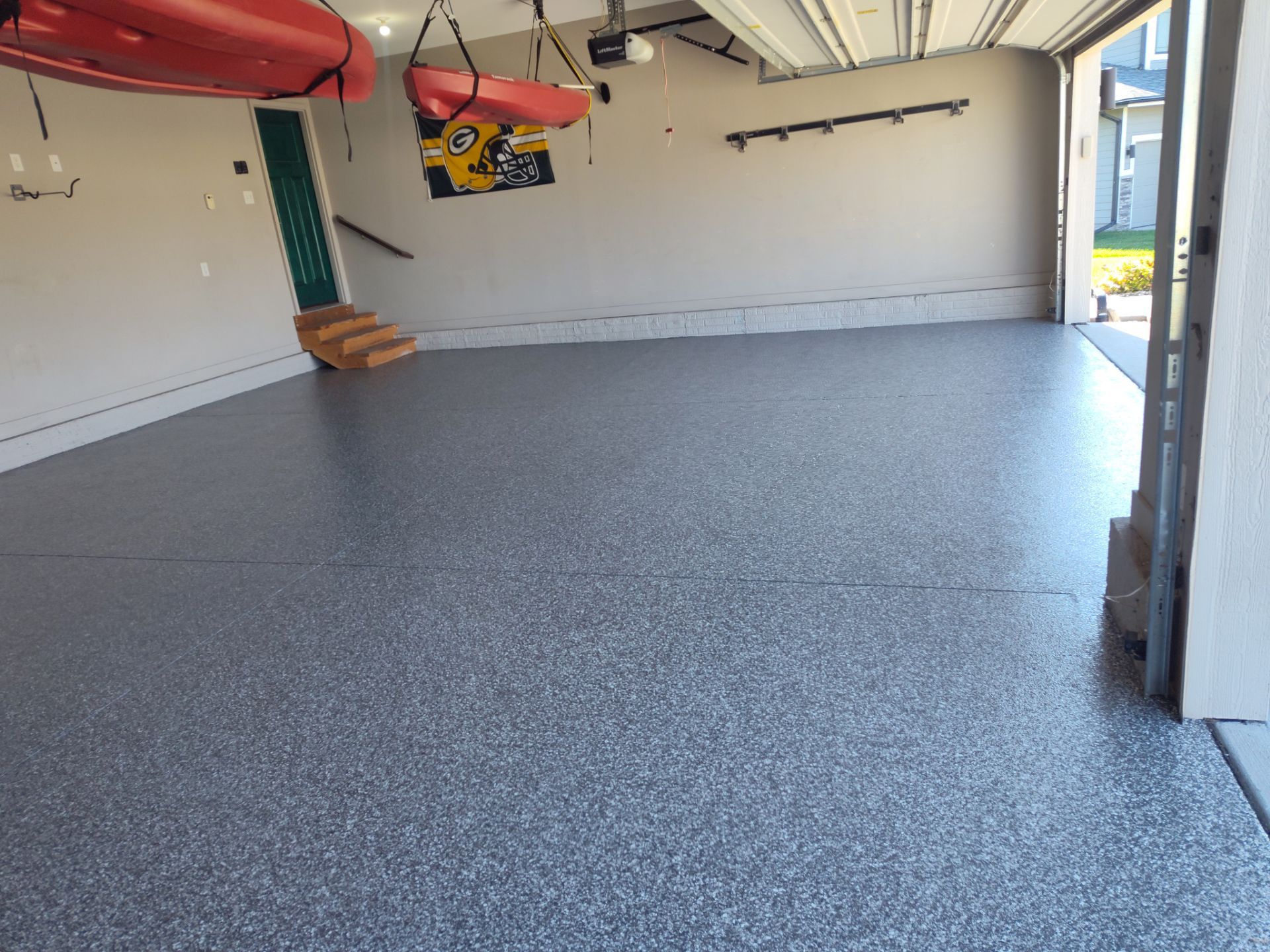 Another Garage Protected from Rock Salt & Chemicals by Revival Concrete Coatings, LLC