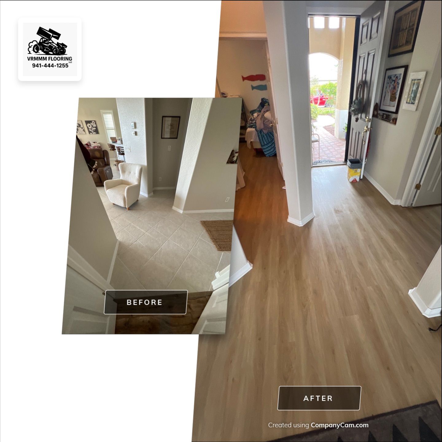 LVP Install in whole house by Vrmmm Flooring