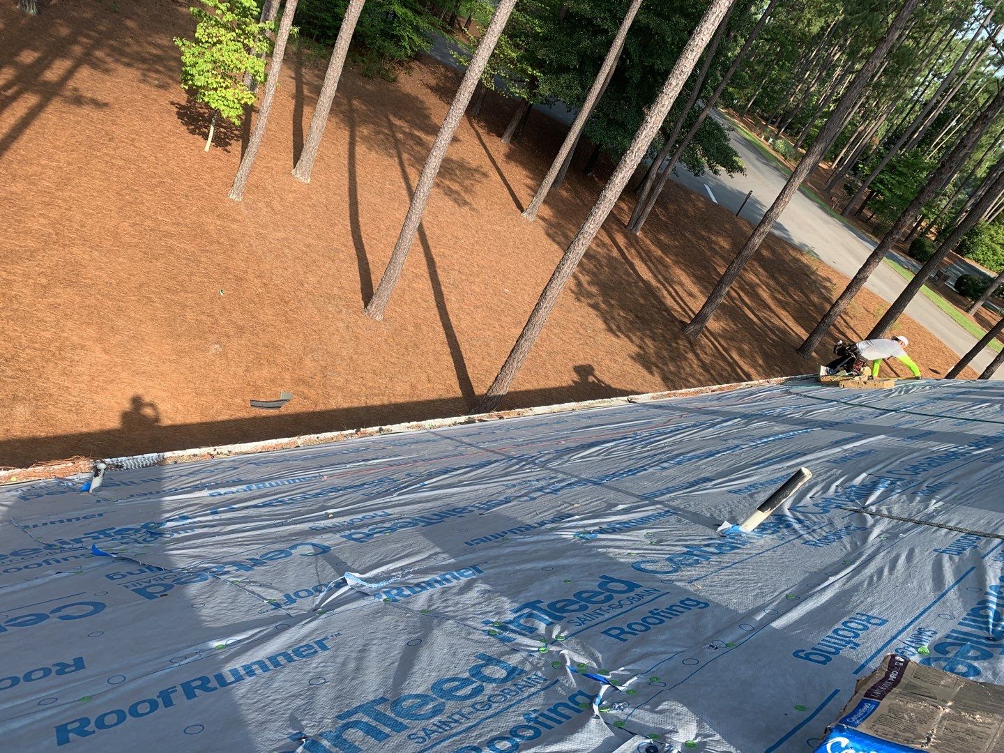 Hail Damaged Inspection / Repair / Re roof by American Roofing NC