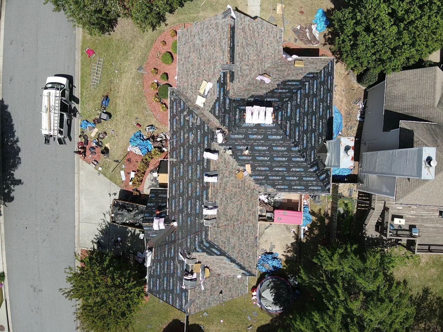 Residential Roofing Installation using Owens Corning by Inspector Roofing and Restoration