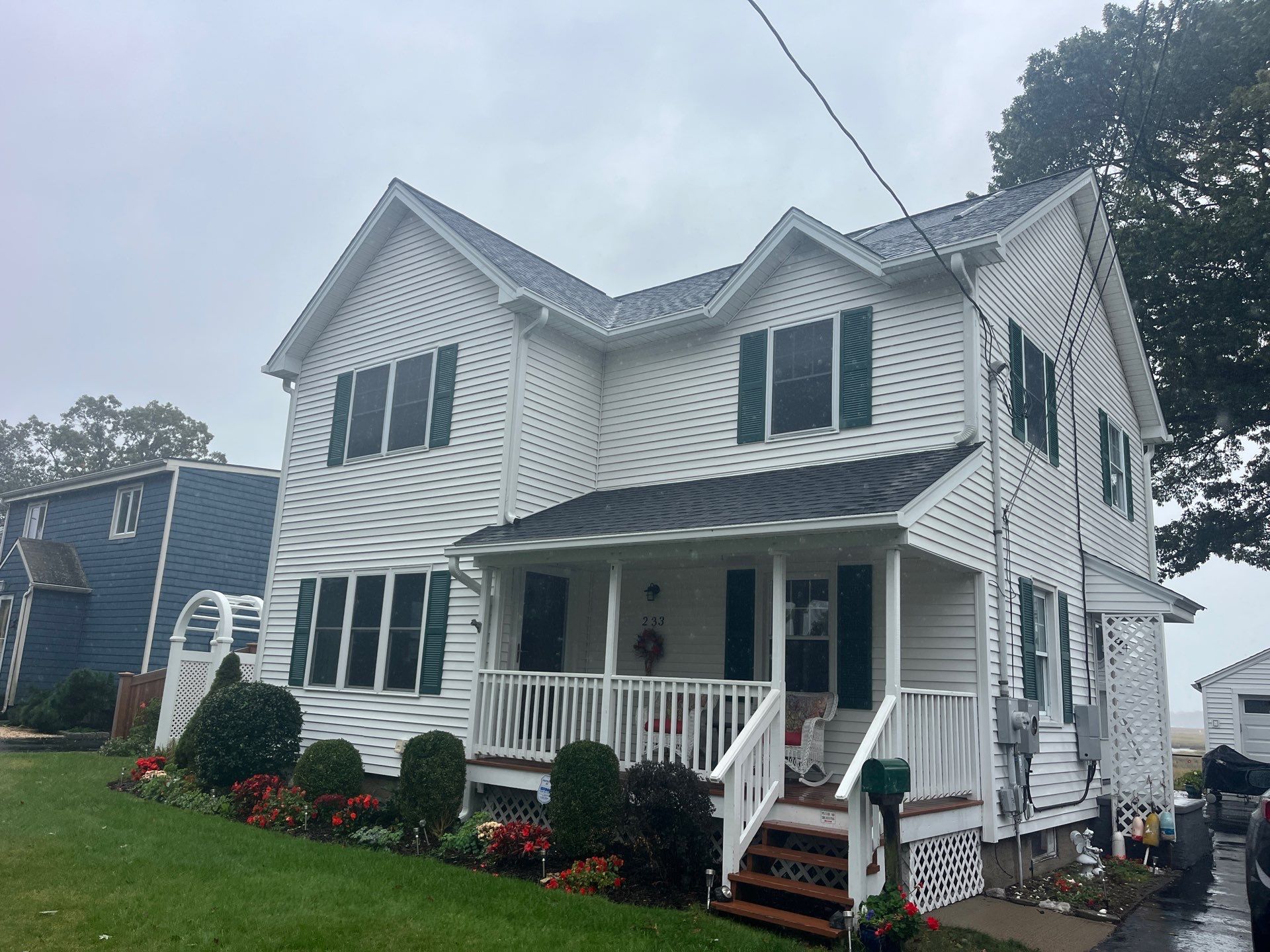 Where integrity meets innovation: Our very first installation of GAF energy timberline solar shingles by DiGiorgi Roofing and Siding Inc