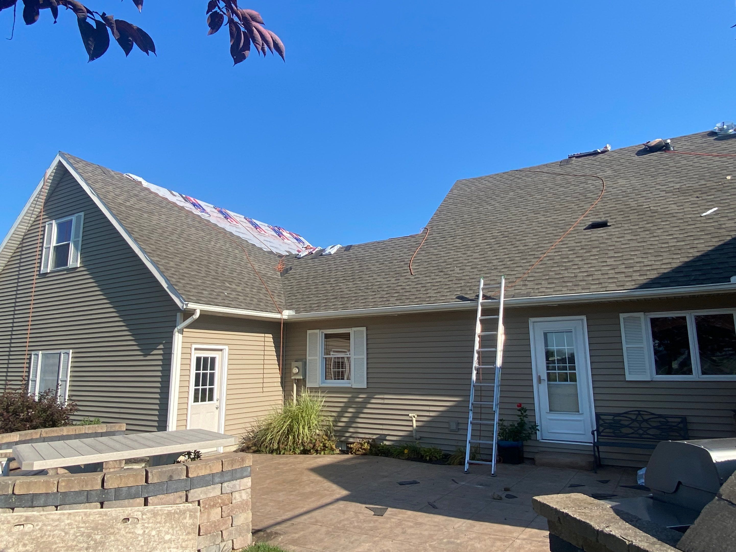 Residential Roofing Installation using GAF Timberline HDZ Weathered Wood by Nitro Roofing and Construction